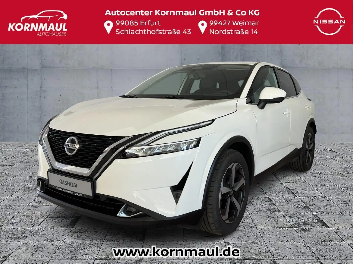 Nissan Qashqai N-Connecta 1.3 DIG-T 158 PS 4x4  LED-NAVI Blanc - 1