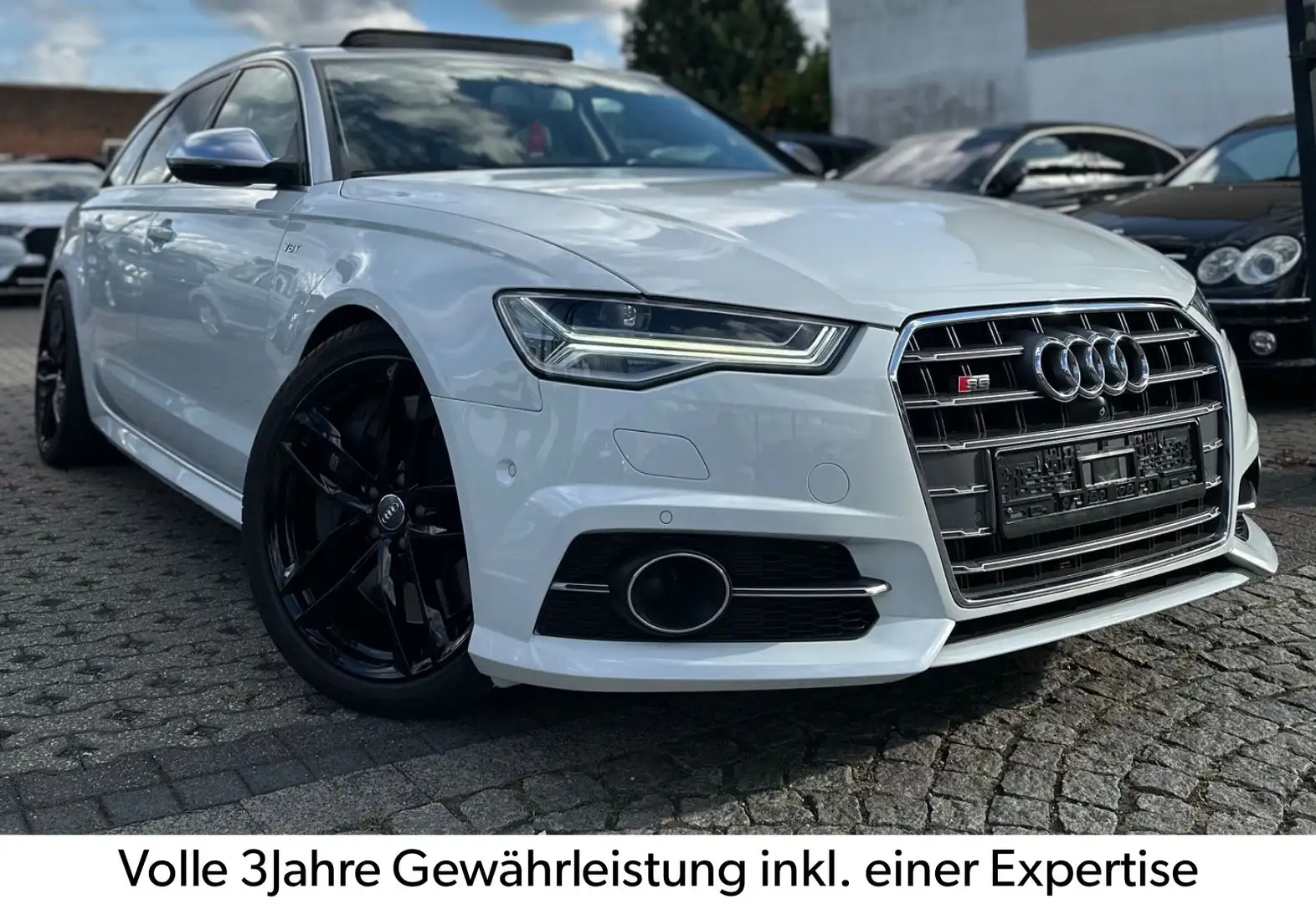 Audi S6 4.0QUAT-MATRIX-MASSAGE-HEAD UP-PANO-AMBILIGHT Blanc - 1