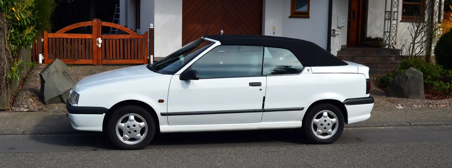 Renault R 19 R 19 Cabriolet,I.Hand, Klima,Sitzheizung Blanco - 1