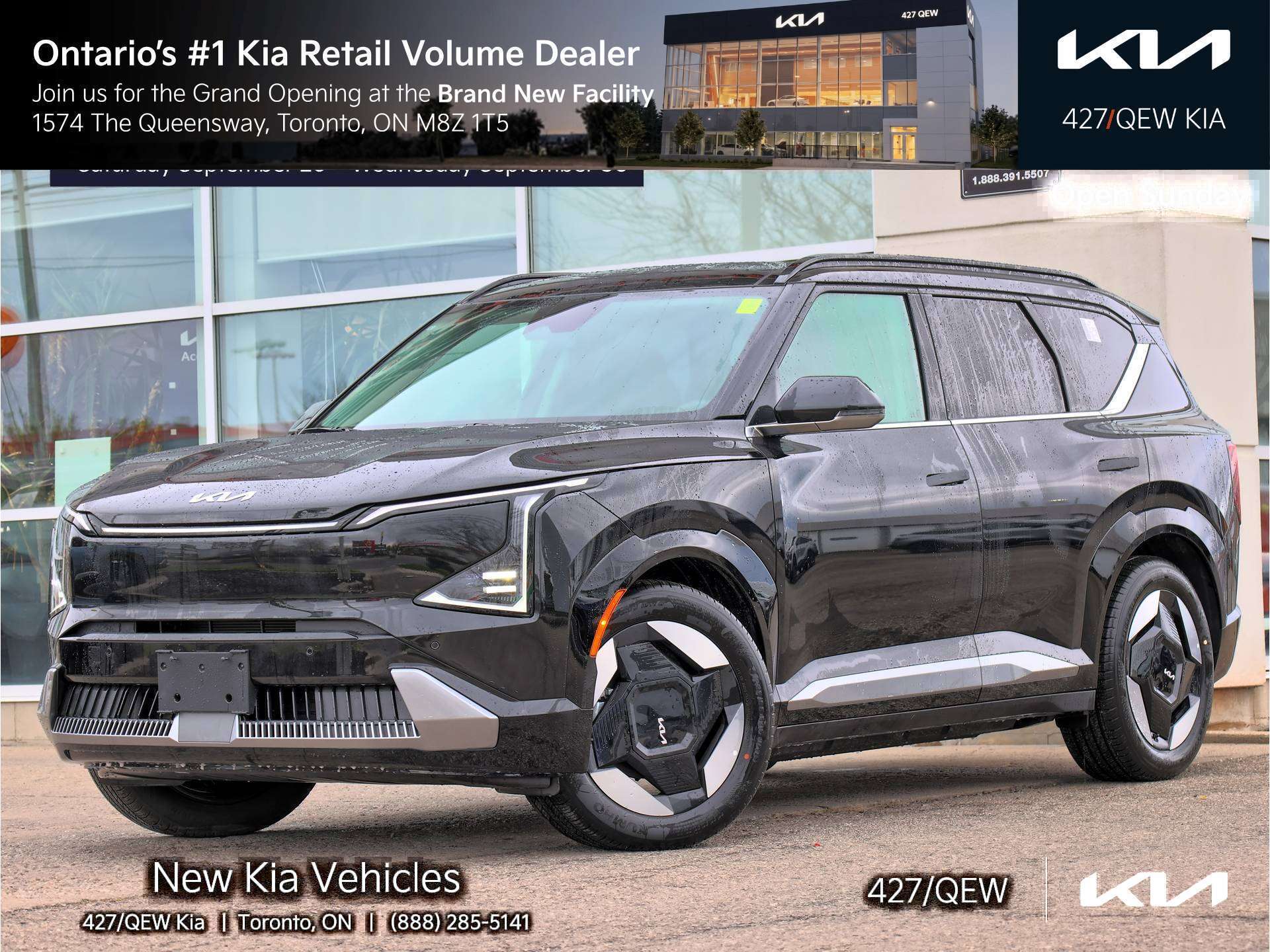 Black 2027 Kia EV5 Automatic