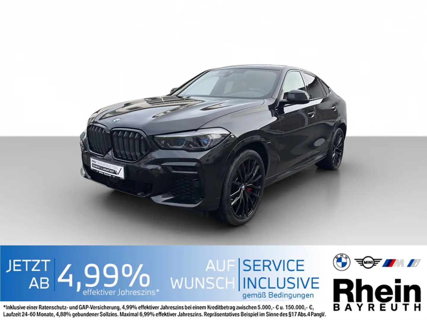 BMW X6 xDrive40d M Sportpaket * TOP AUSSTATTUNG * * TOP A Schwarz - 1