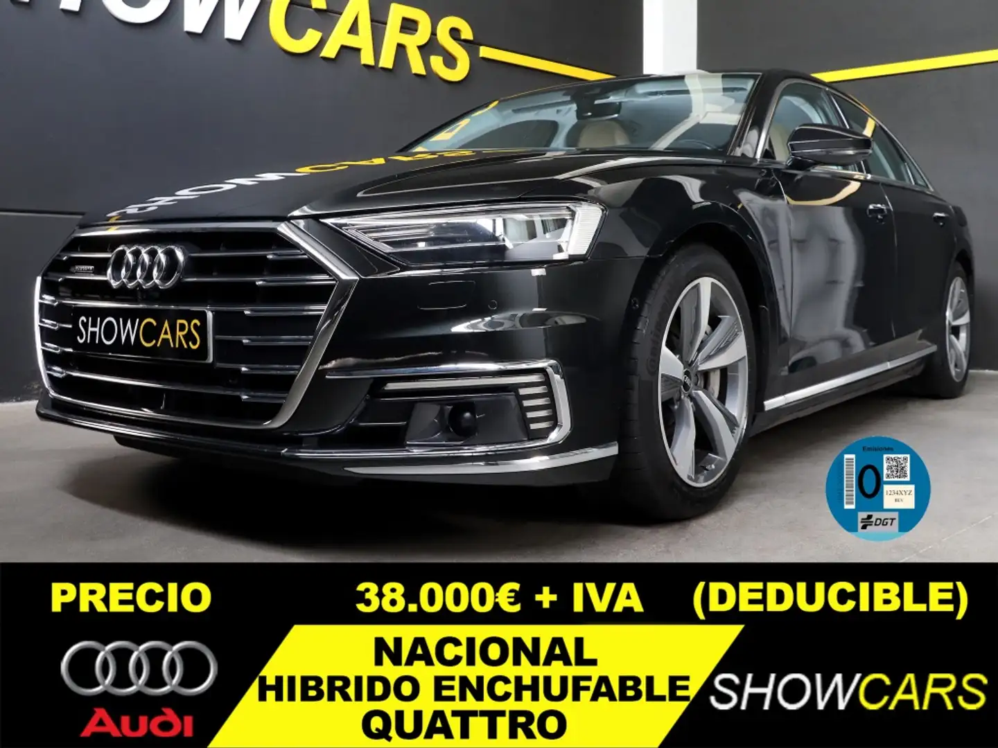 Audi A8 60 TFSIe quattro tiptronic 340kW Negro - 1