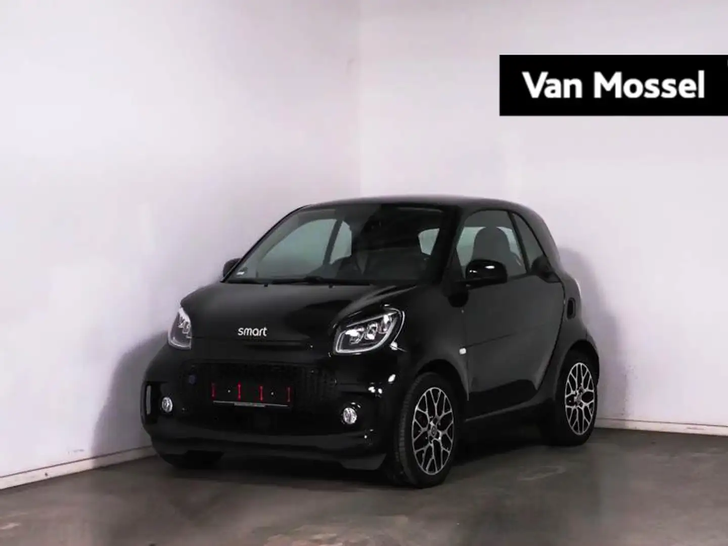smart forTwo coupé 60KW + LEDER + CARBON PACK + Noir - 1