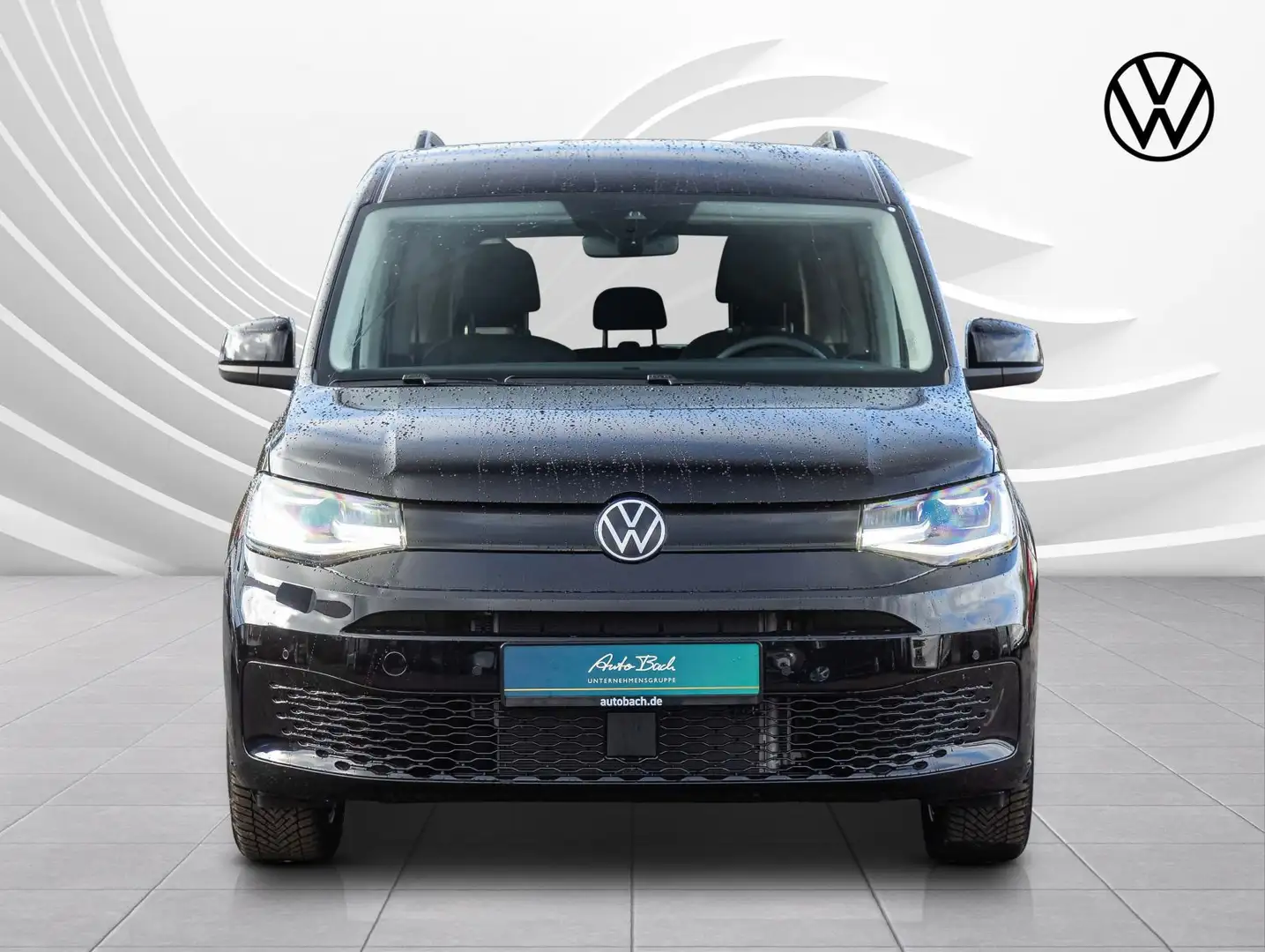 Volkswagen Caddy 5-Sitzer 2,0 l TDI | LED | Klima | Assiste Schwarz - 2