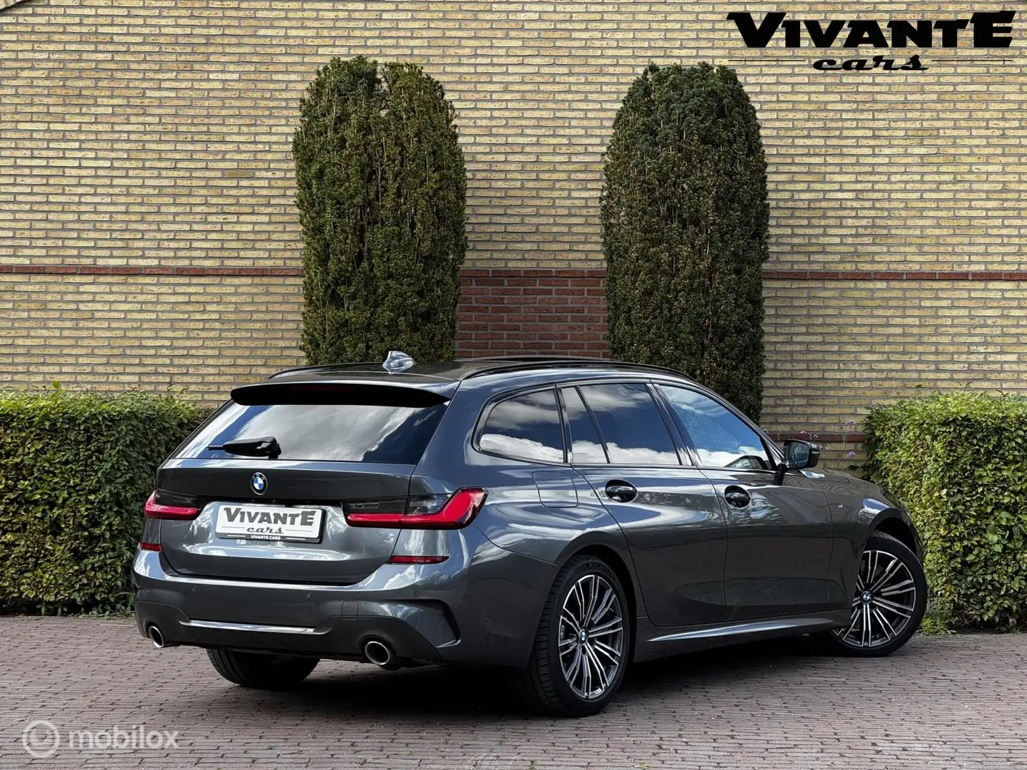 BMW 330 3-serie Touring 330i High Executive M Sport*Laser* Gris - 2