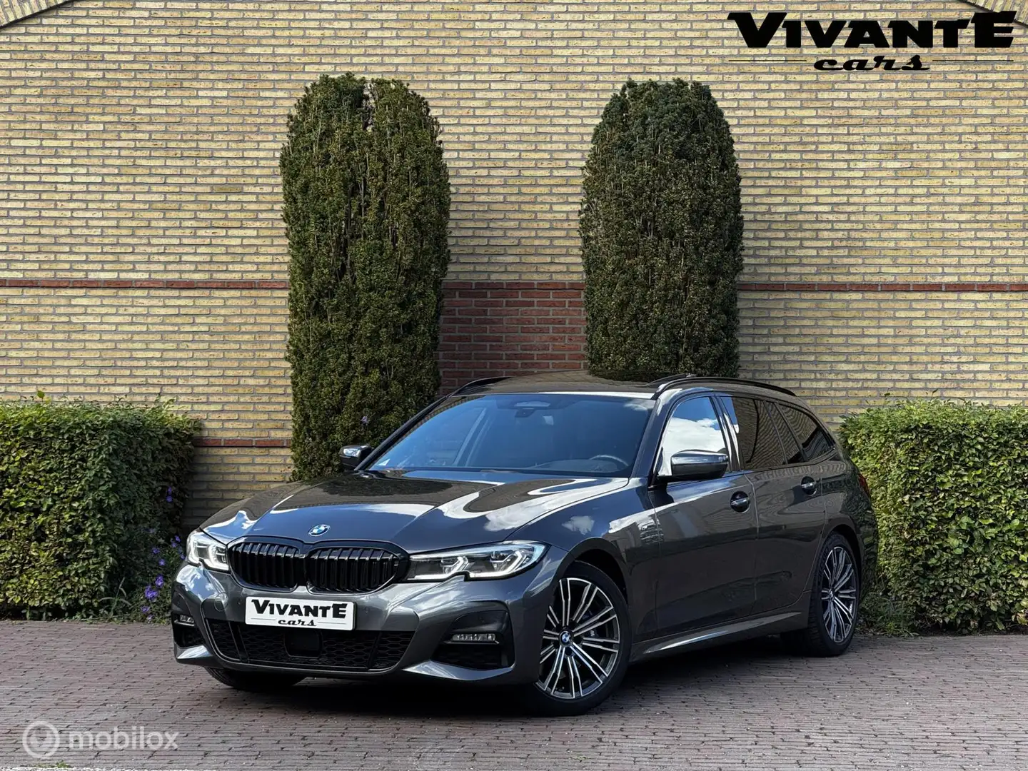 BMW 330 3-serie Touring 330i High Executive M Sport*Laser* Gris - 1