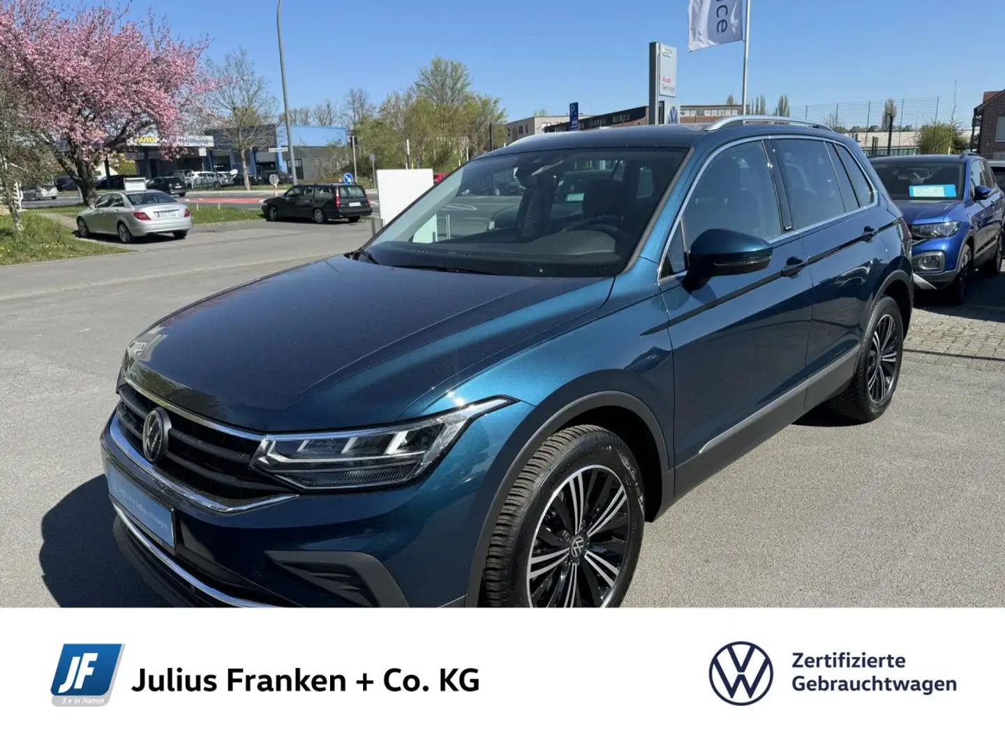 Volkswagen Tiguan 1.5 TSI MOVE ACC SITZH NAVI LED AHK Klima Blau - 1