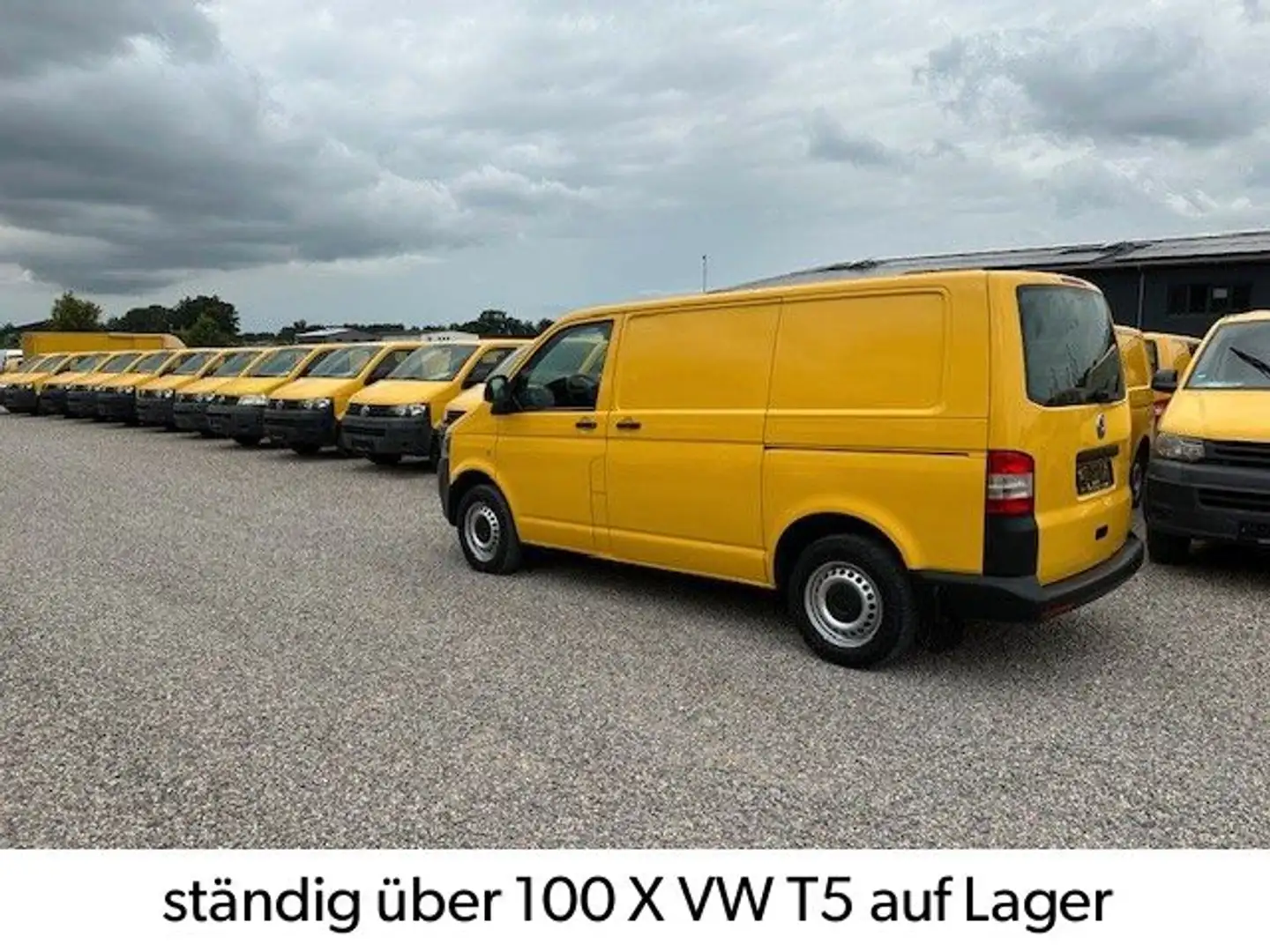 Volkswagen T5 Transporter Kasten/2.0 TDI/2-Schiebetüren Gelb - 1