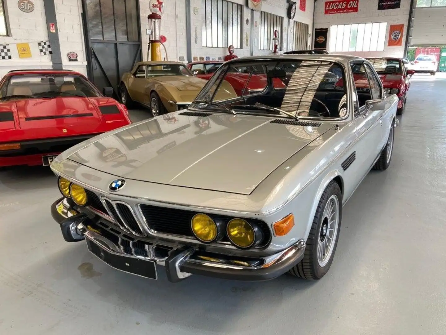 BMW 2800 CS E9 de 1970 en stock en France Argent - 2