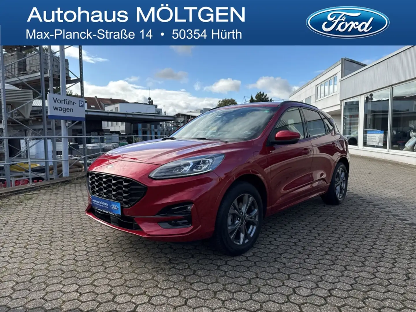 Ford Kuga Plug-In Hybrid ST-Line X 2.5 Duratec AHK-klappbar Rot - 1