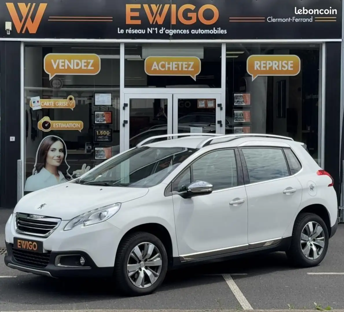 Peugeot 2008 1.2 PURETECH 110CH ALLURE EAT6 COURROIE CHANGEE Blanc - 1