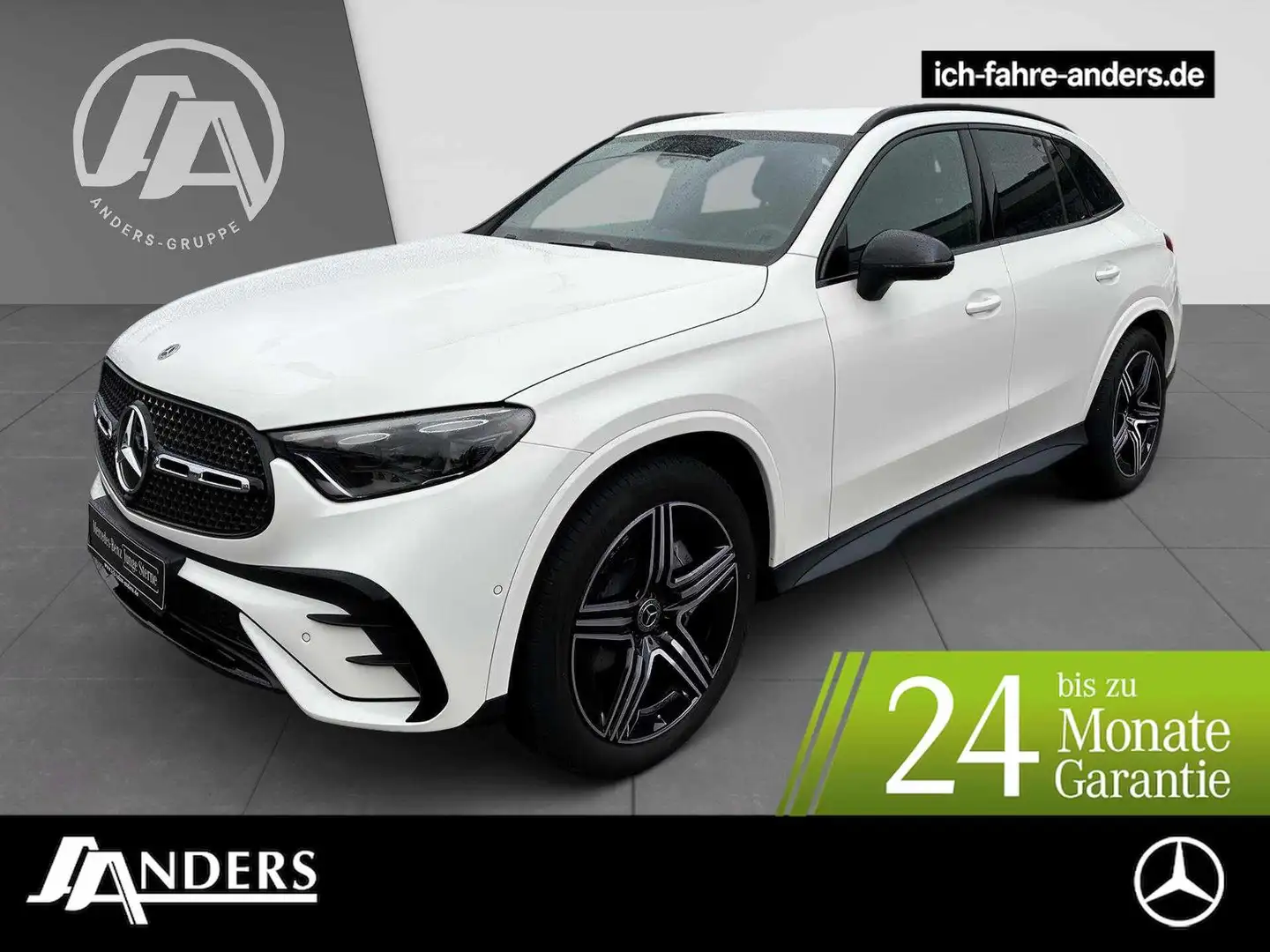 Mercedes-Benz GLC 220 d 4M +AMG+SHZ+KeyLess+Edi.+AHK+Night+LM Weiß - 1