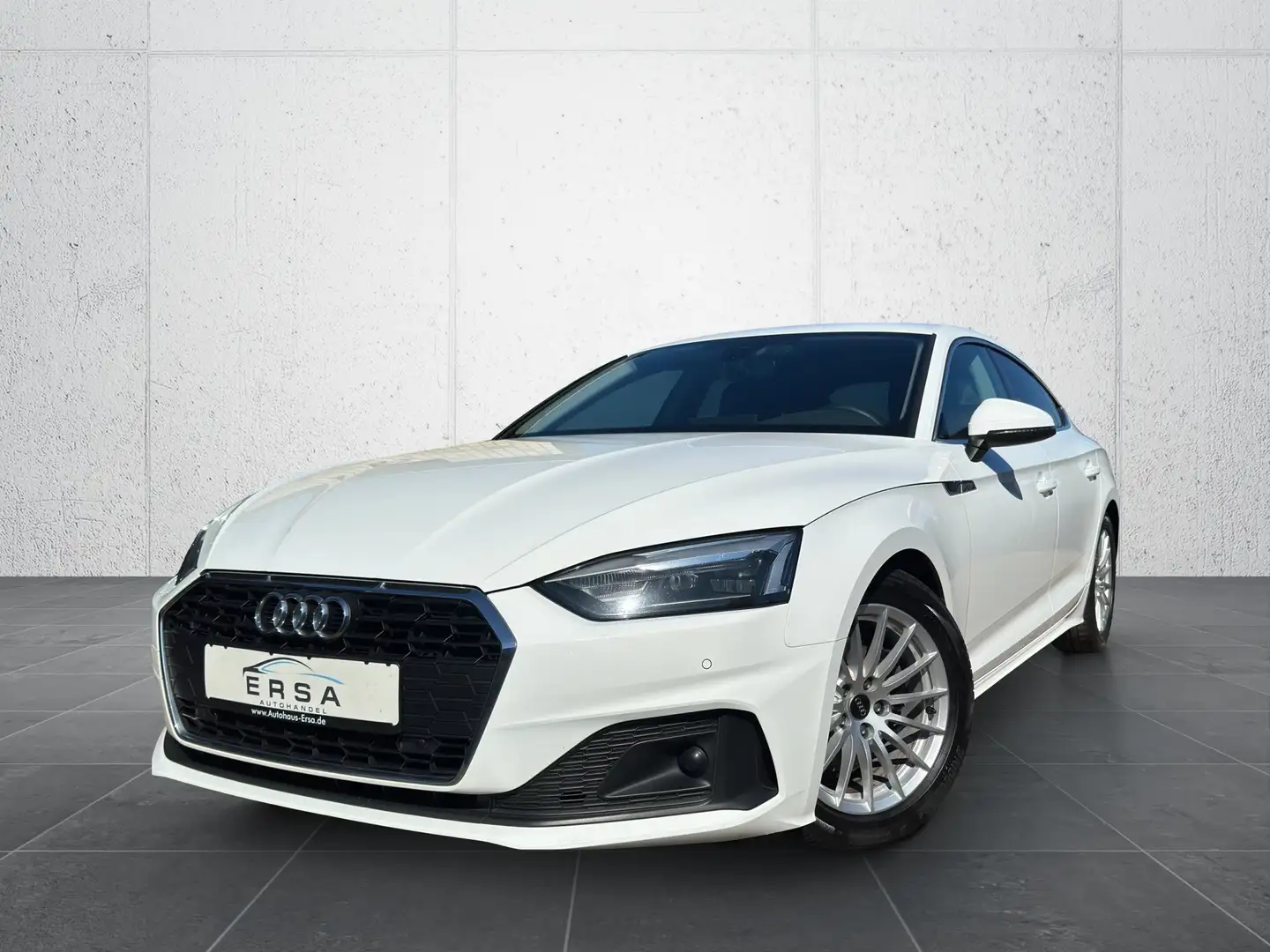 Audi A5 Sportback 35 TDI*ACC*AHK*RFK*3 Zonen Klima Blanc - 1