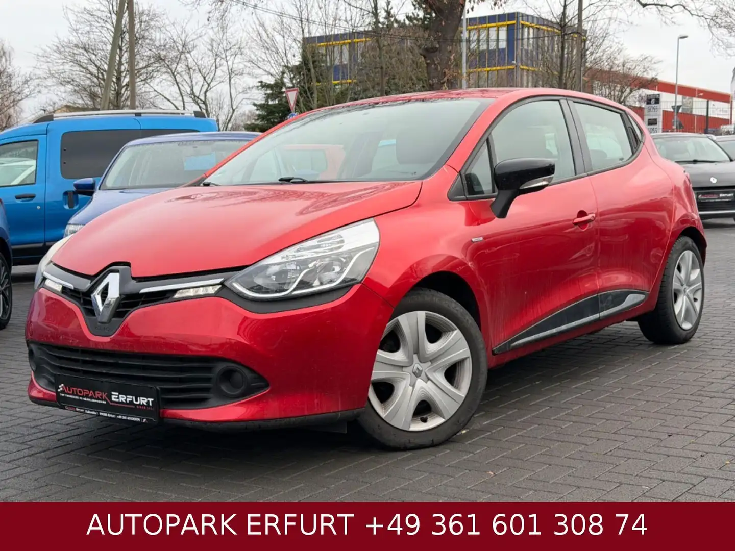Renault Clio IV Limited*Klima*Temp*Navi*Phone*LED Rood - 1