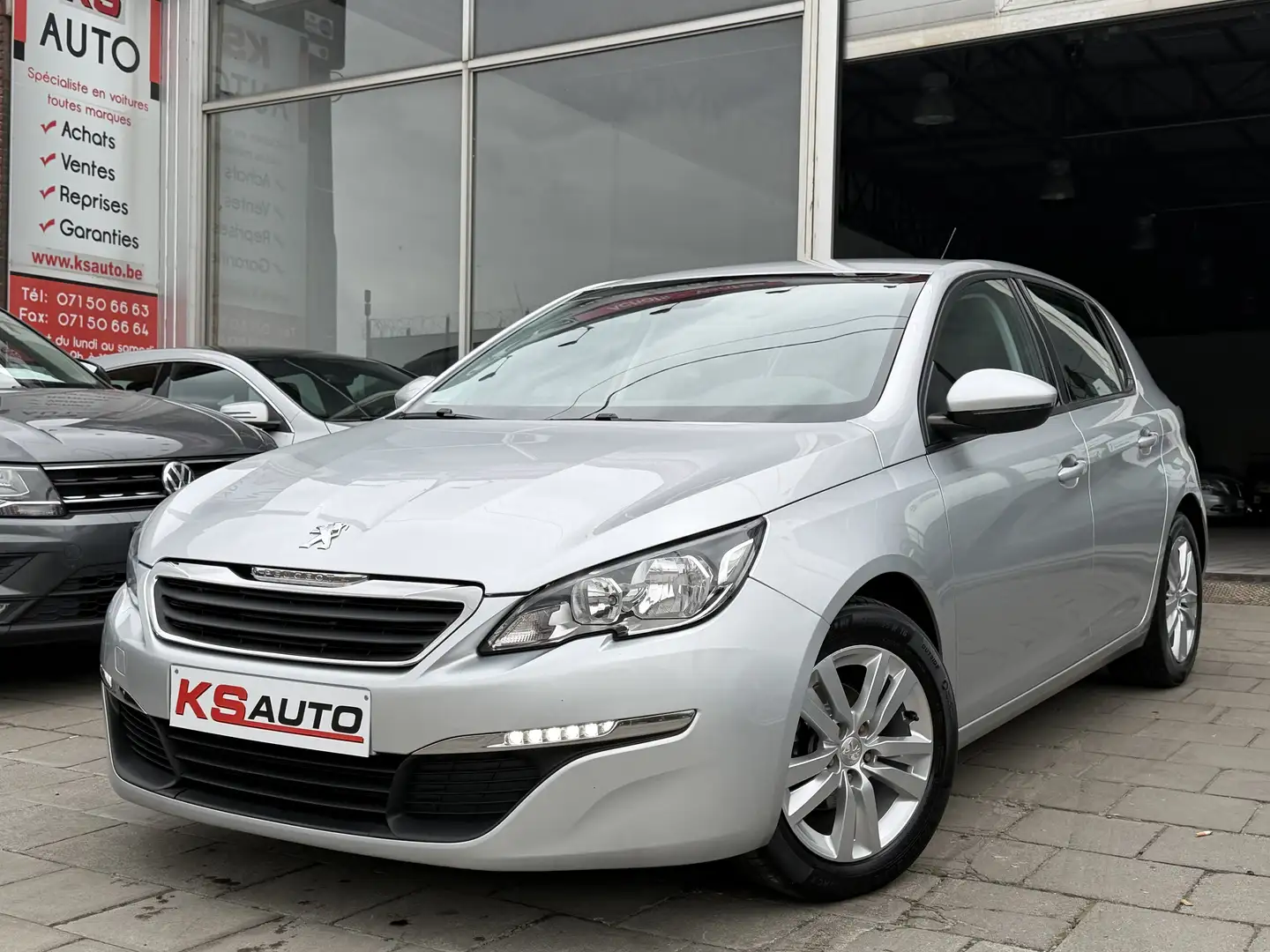 Peugeot 308 1.6 BlueHDi/227.096KM/CLIM AUTO/NAVI/EURO 6B Gris - 1