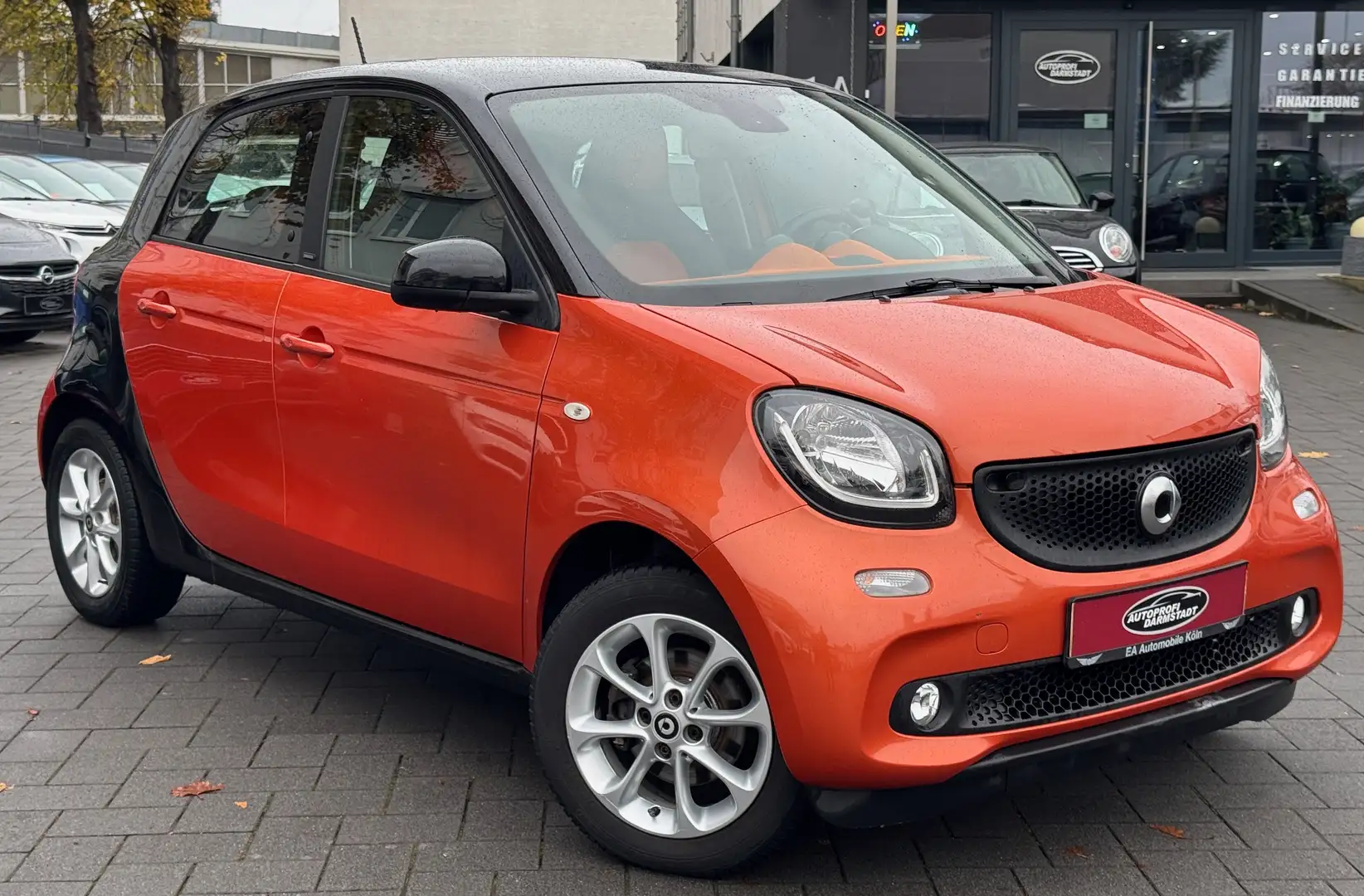 smart forFour TÜV AU NEU*KLIMA*ALUFELGEN*ALLWETTER*TEMPOMAT Arancione - 1