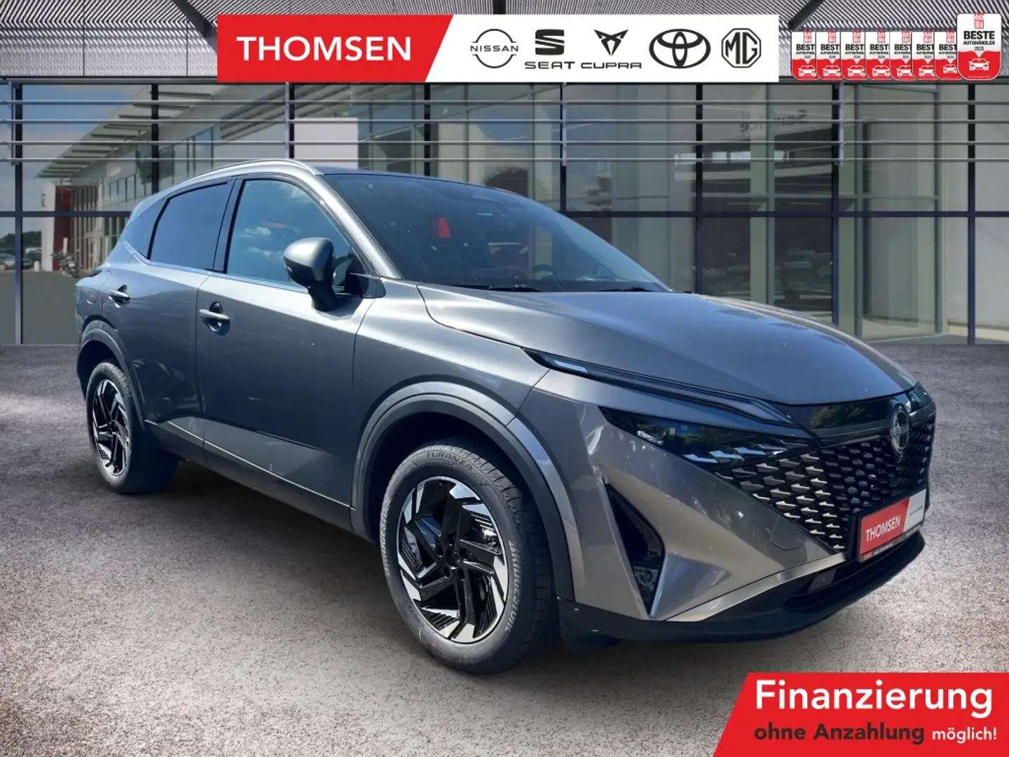 Nissan Qashqai MY24 1.3 DIG-T MHEV 158PS N-Connecta LED Gris - 1