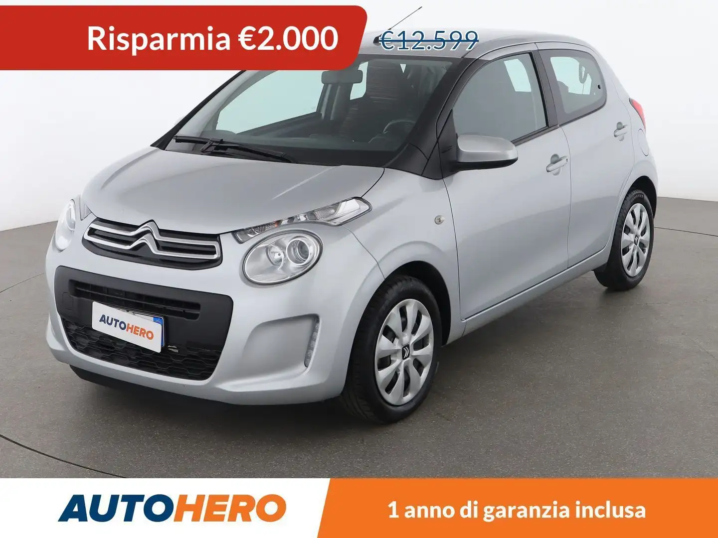 Citroen C1 1.0 VTi Feel 72 CV Argento - 1