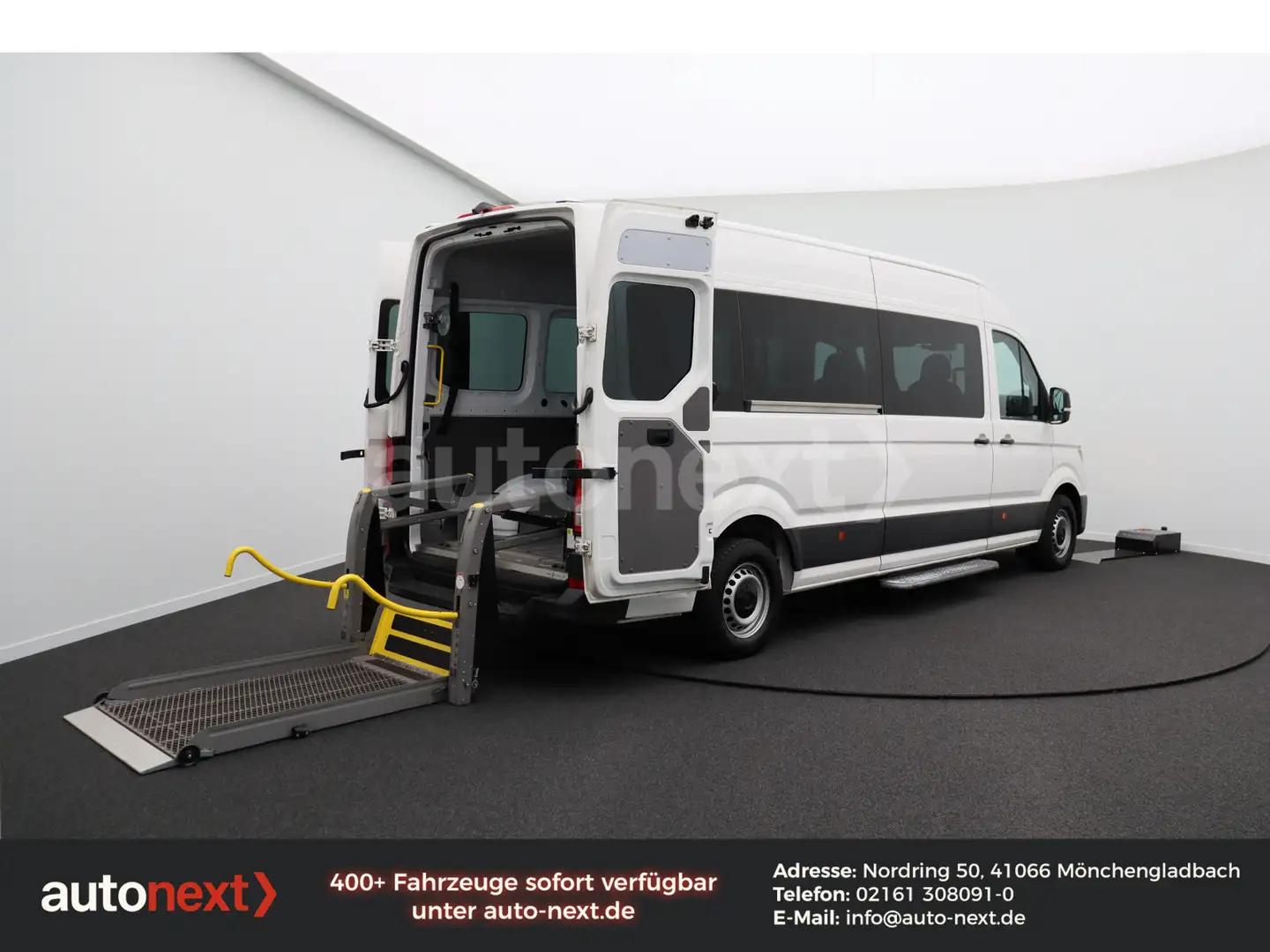 Volkswagen Crafter 35 MAXI *ROLLSTUHL-LIFT* TAXAMETER (4728) Weiß - 1