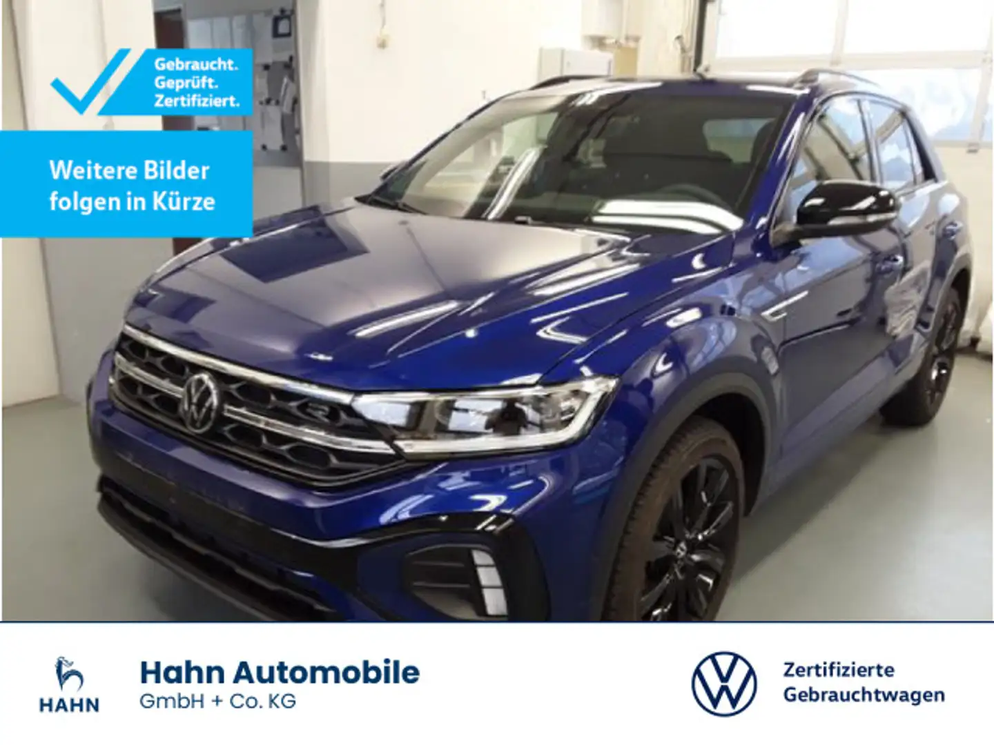 Volkswagen T-Roc 1.5TSI DSG R-Line Black LED Navi PDC Stand Blau - 1
