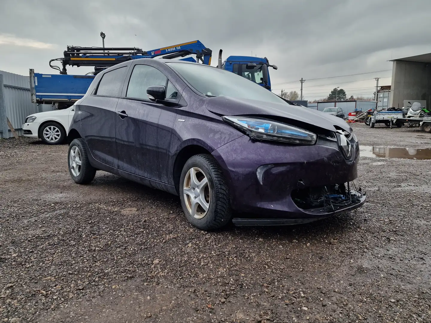 Renault ZOE 80KW,1.Besitz Ohne Batterie Tempomat,Sitzheizung Mauve - 1