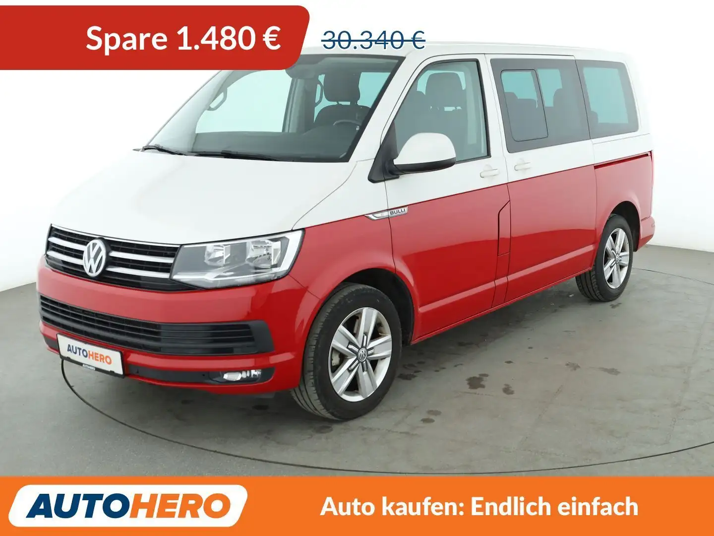 Volkswagen T6 Multivan 2.0 TDI Comfortline *NAVI*CAM*TEMPO*SHZ* Rouge - 1