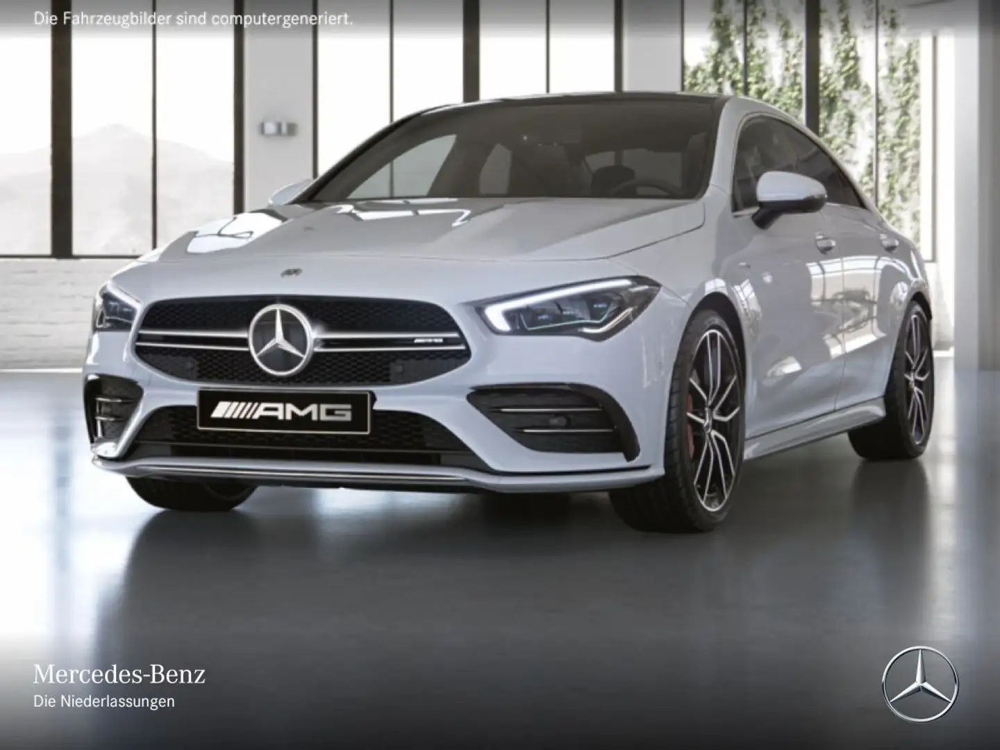 Mercedes-Benz CLA 35 AMG CLA 35 4M AMG+PANO+360°+MULTIBEAM+19"+TOTW+7G Weiß - 2