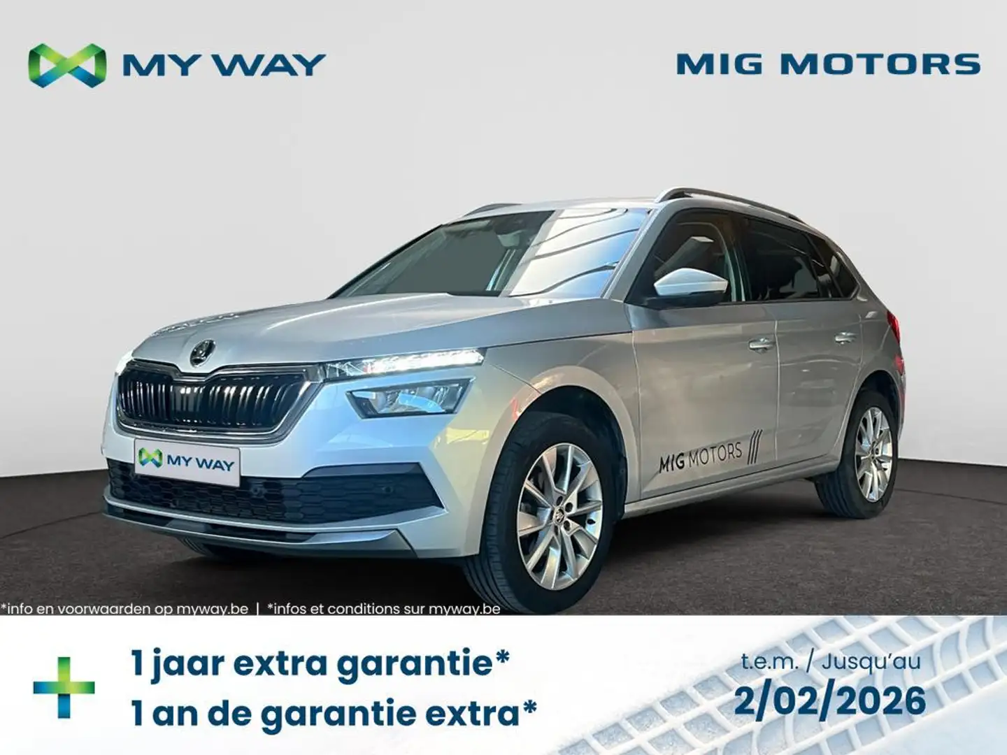 Skoda Kamiq Kamiq Clever 1.0 TSI 81kW (110pk) DSG7 Silber - 1