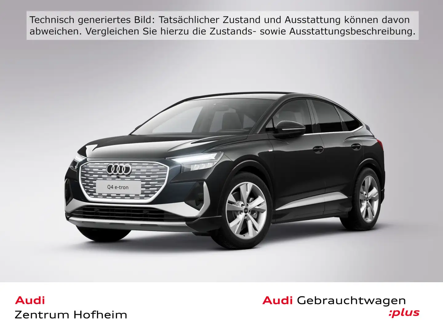 Audi Q4 e-tron 40 S line*LED*Virtual*Navi+* Schwarz - 1