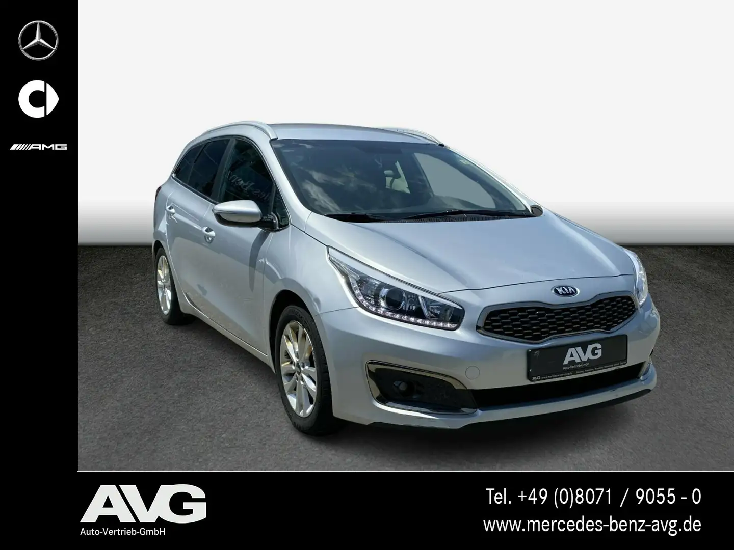 Kia Ceed / cee'd cee'd 1.6 GDI Spirit Sportswagon ISG AHK Navi BC Plateado - 2