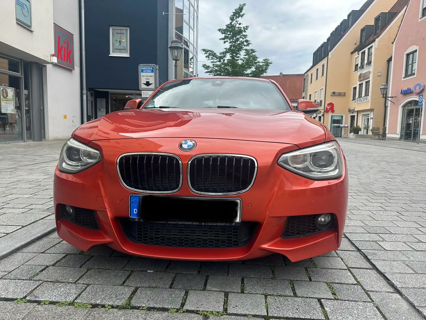 BMW 120 120d F20 M Paket Navi Prof. H&K Valencia Orange Arancione - 2