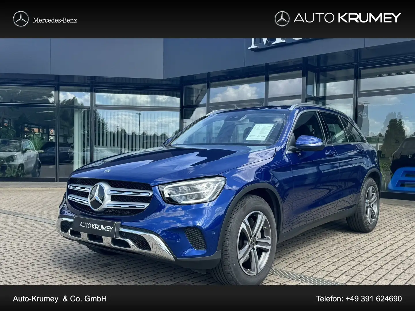 Mercedes-Benz GLC 220 d 4MATIC Off-Roader EXCLUSIVEAutom./LED Blauw - 1