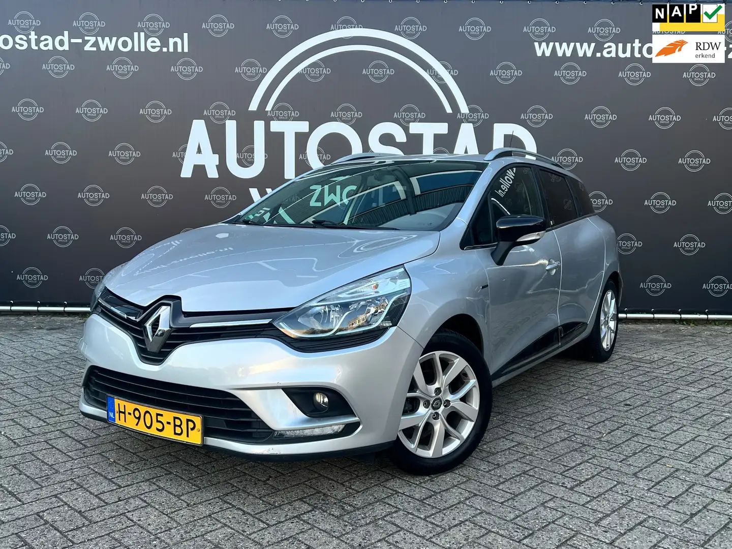 Renault Clio Estate 0.9 TCe Limited NL-Auto/NAP/APK/Navi/Airco Grigio - 1