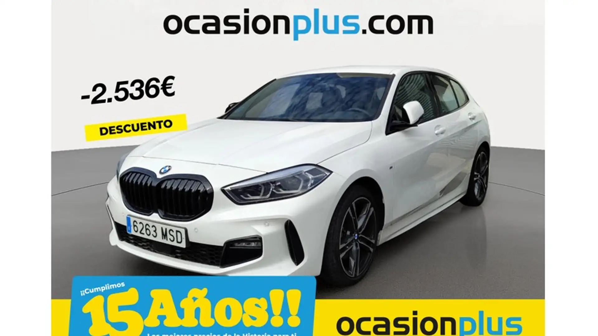 BMW 118 118iA Blanc - 1