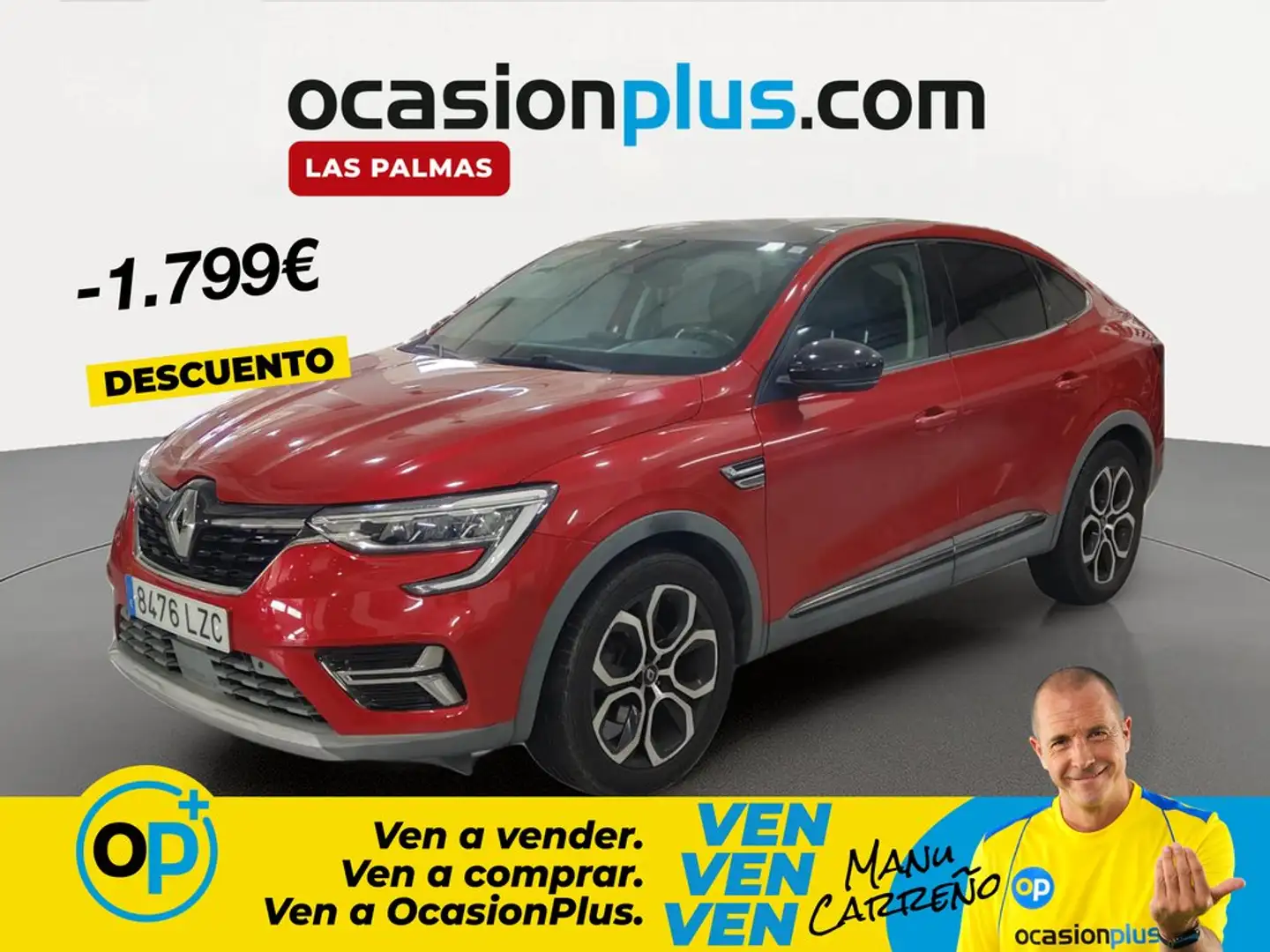 Renault Arkana 1.6 E-Tech Zen 105kW Rojo - 1