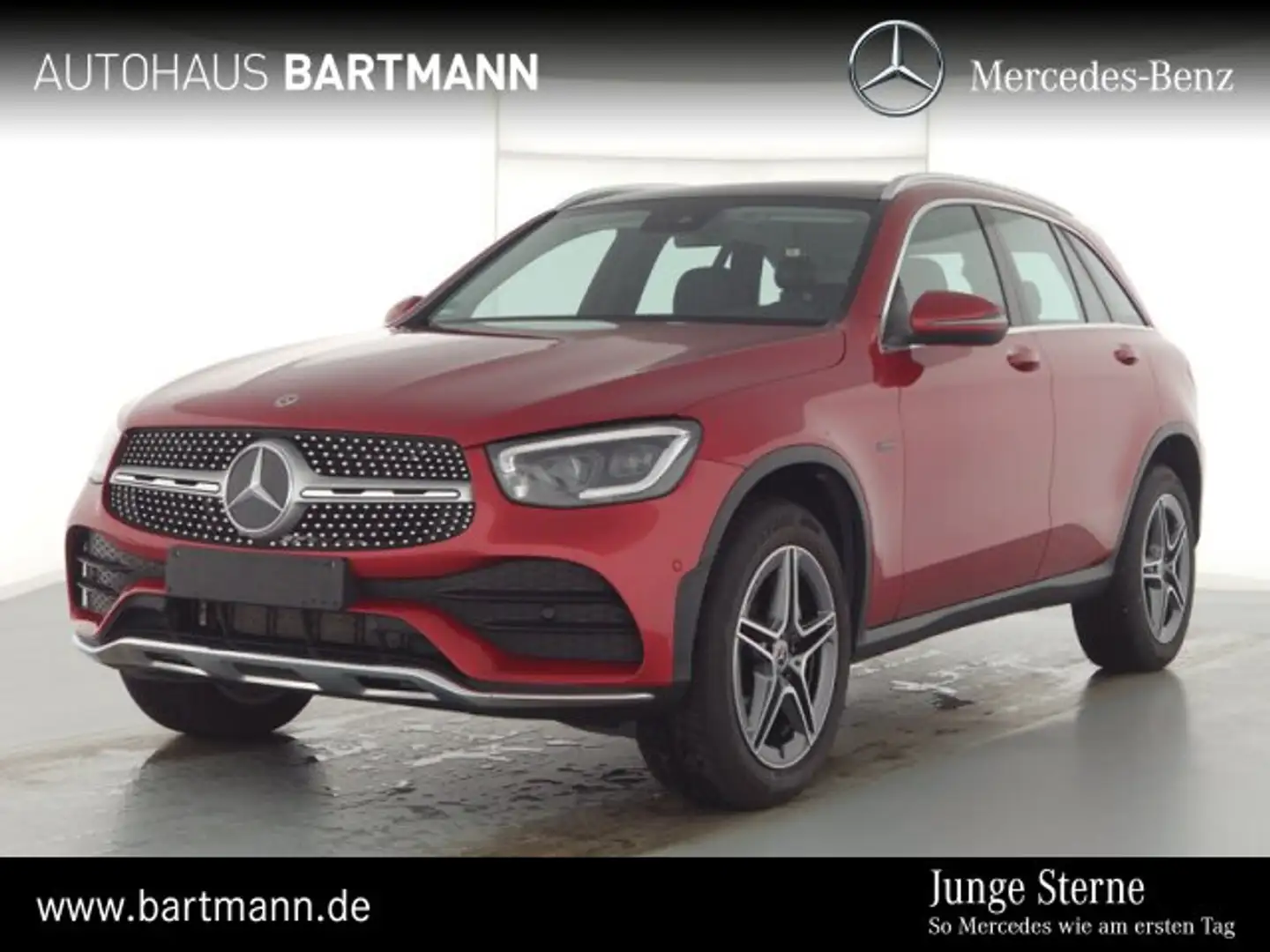 Mercedes-Benz GLC 300 GLC 300de 4M AMG+PANO+MULTIBEAM +AHK+JungerStern Rot - 1