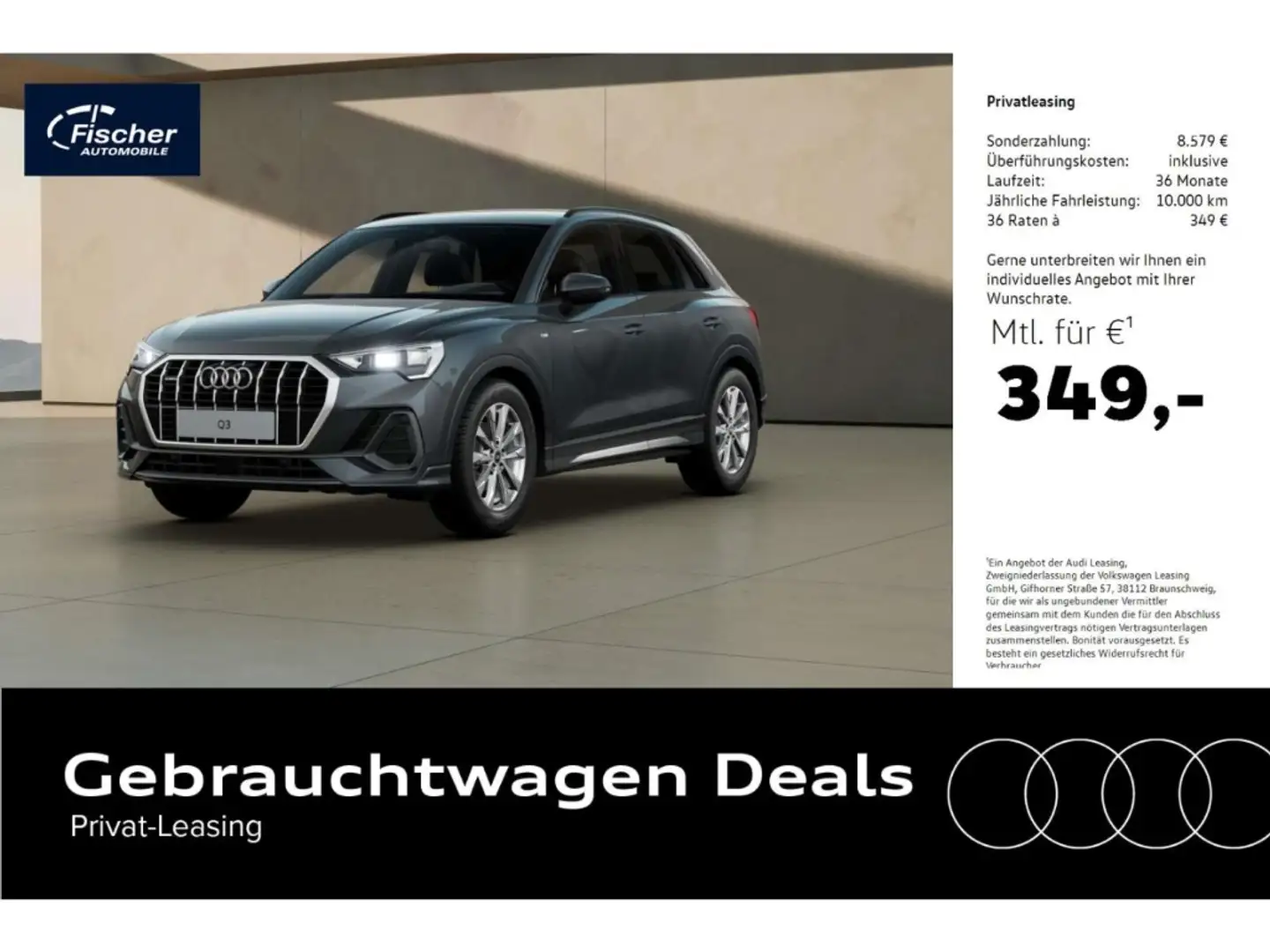 Audi Q3 35 TDI quattro S line Grau - 1