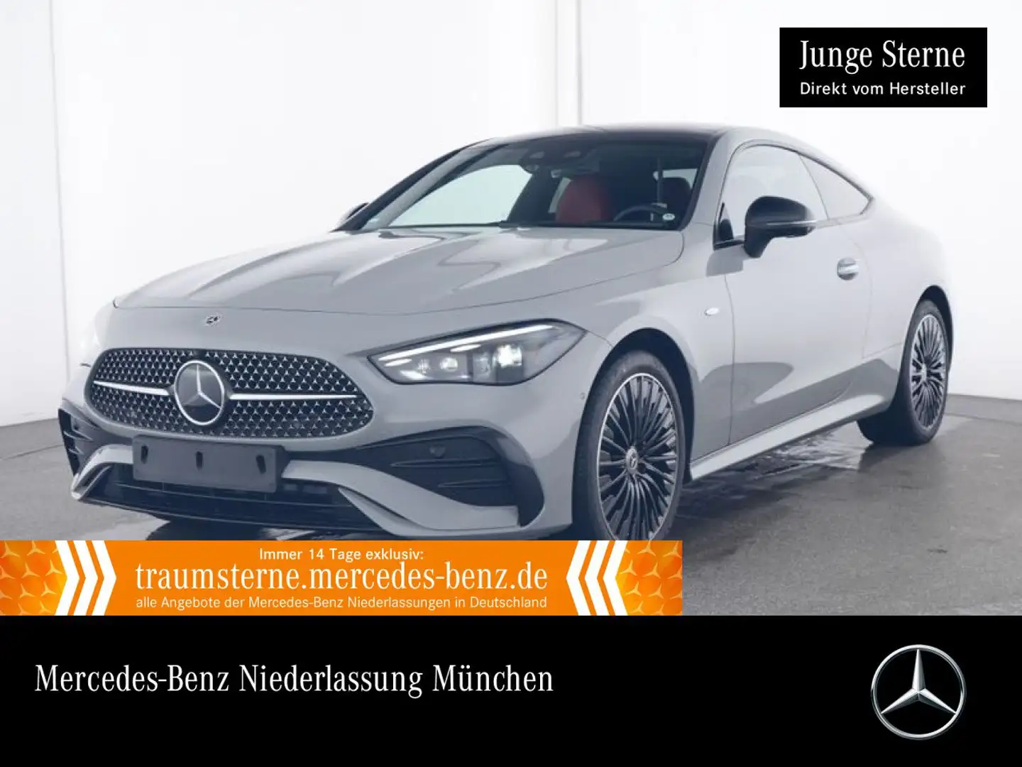 Mercedes-Benz CLE 300 e AMG+NIGHT+PANO+360+AHK+BURMESTER+KEYLESS Grau - 1