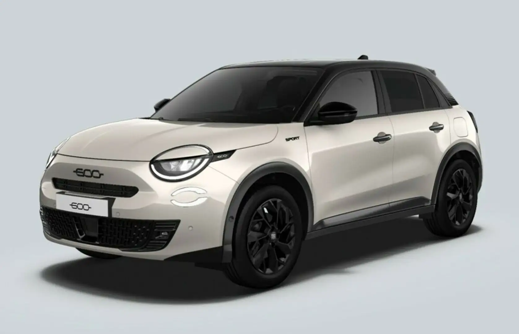 Fiat 600 SPORT Hybrid mHEV 110 eDCT Beige - 2