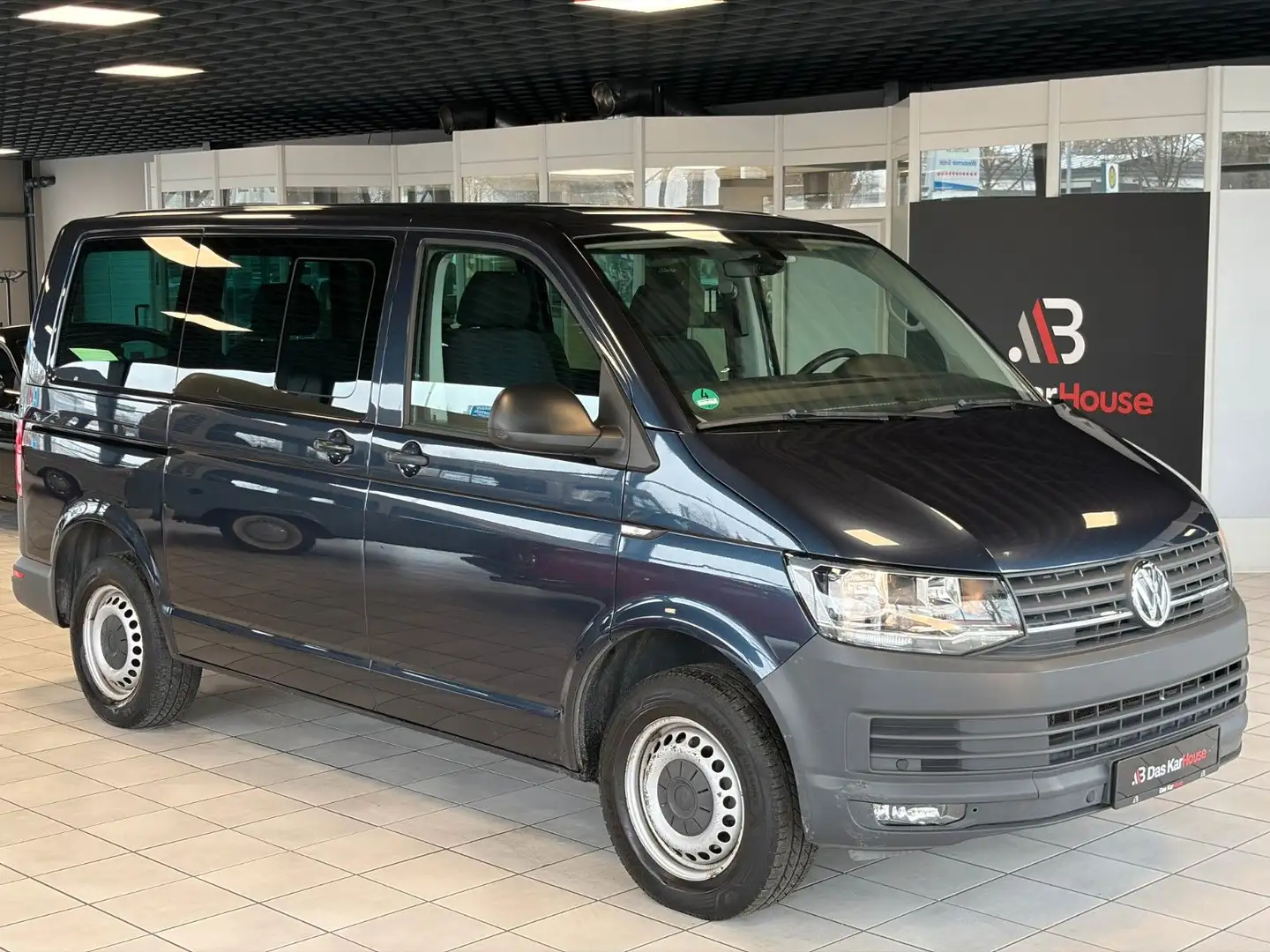 Volkswagen T6 Transporter 2.0 TDI Kombi · AHK · Standhzg · Bleu - 2