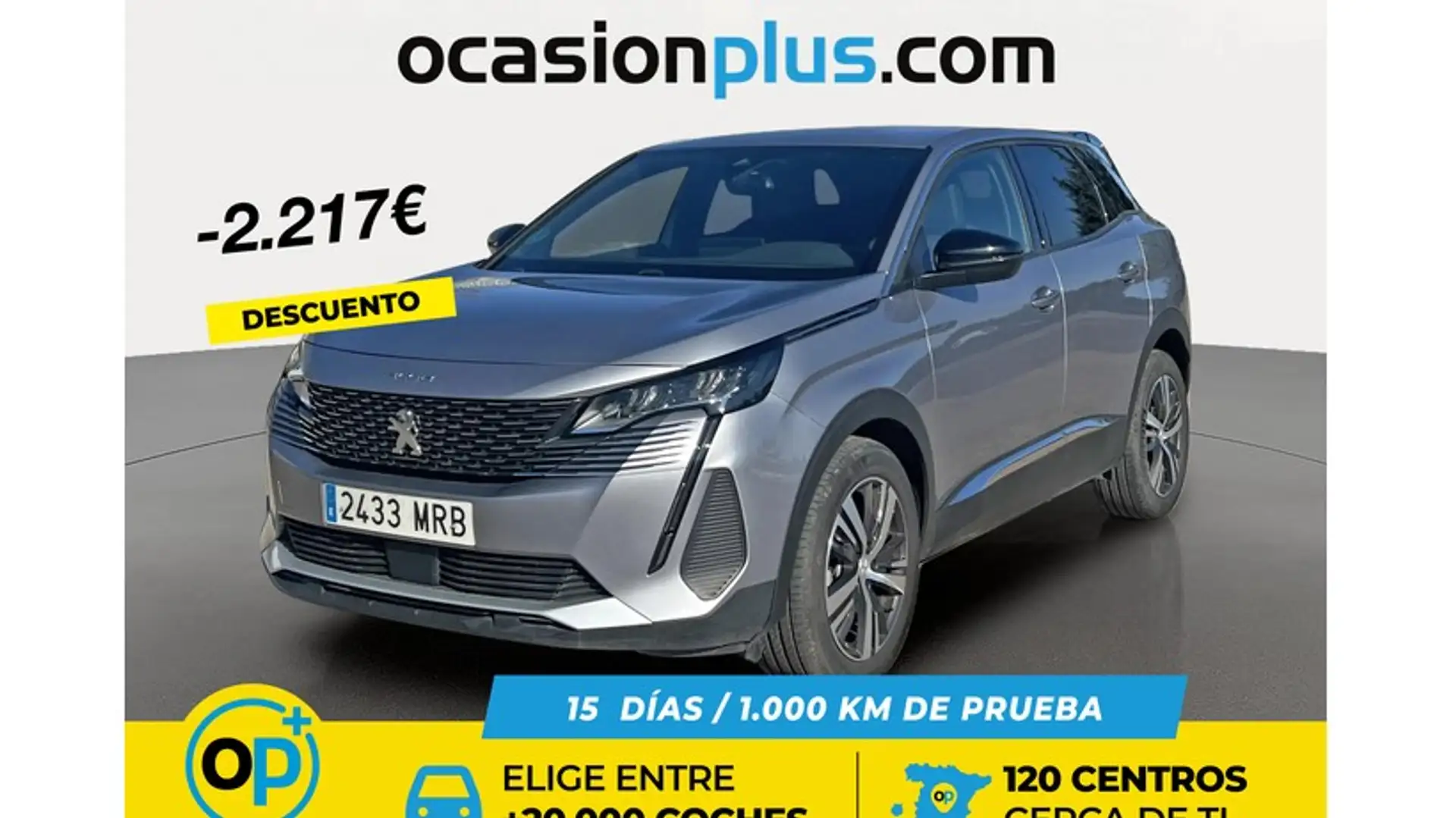 Peugeot 3008 1.2 S&S PureTech Allure Pack 130 Gris - 1