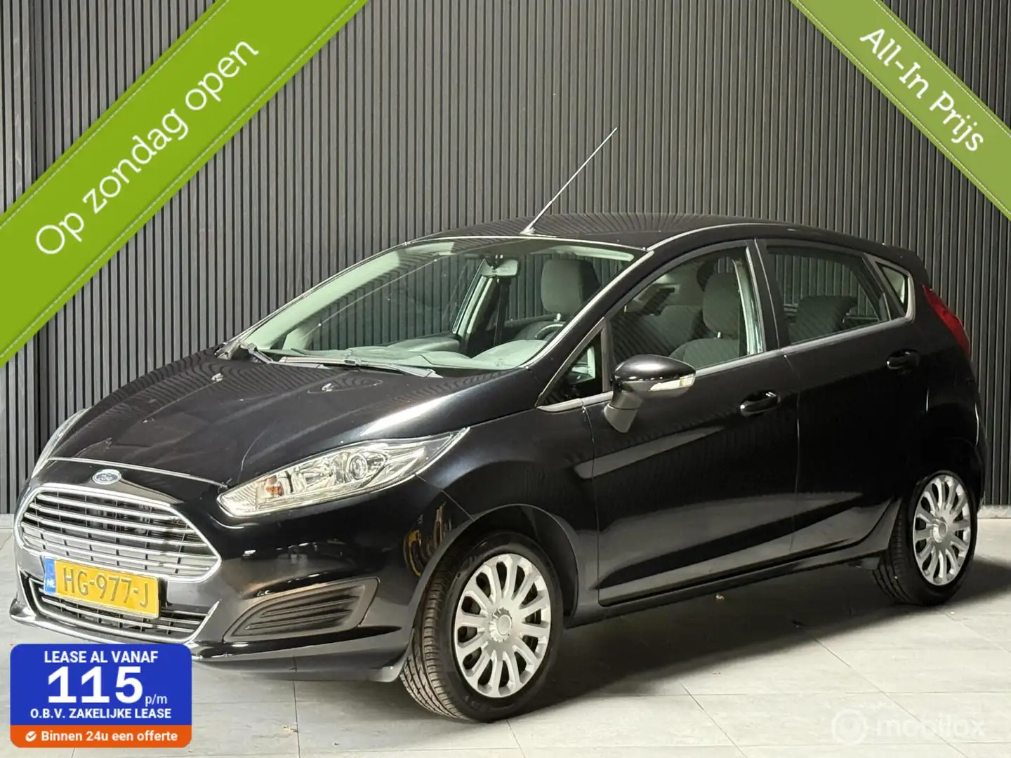 Ford Fiesta 1.0 Style|GERESERVEERD Noir - 1