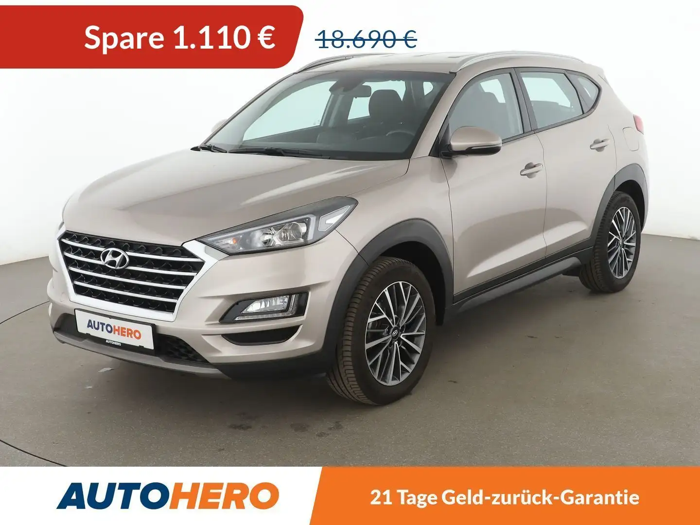 Hyundai TUCSON 1.6 TGDI Advantage 2WD *NAVI*CAM*SHZ*LHZ*TEMPO*ALU Grau - 1