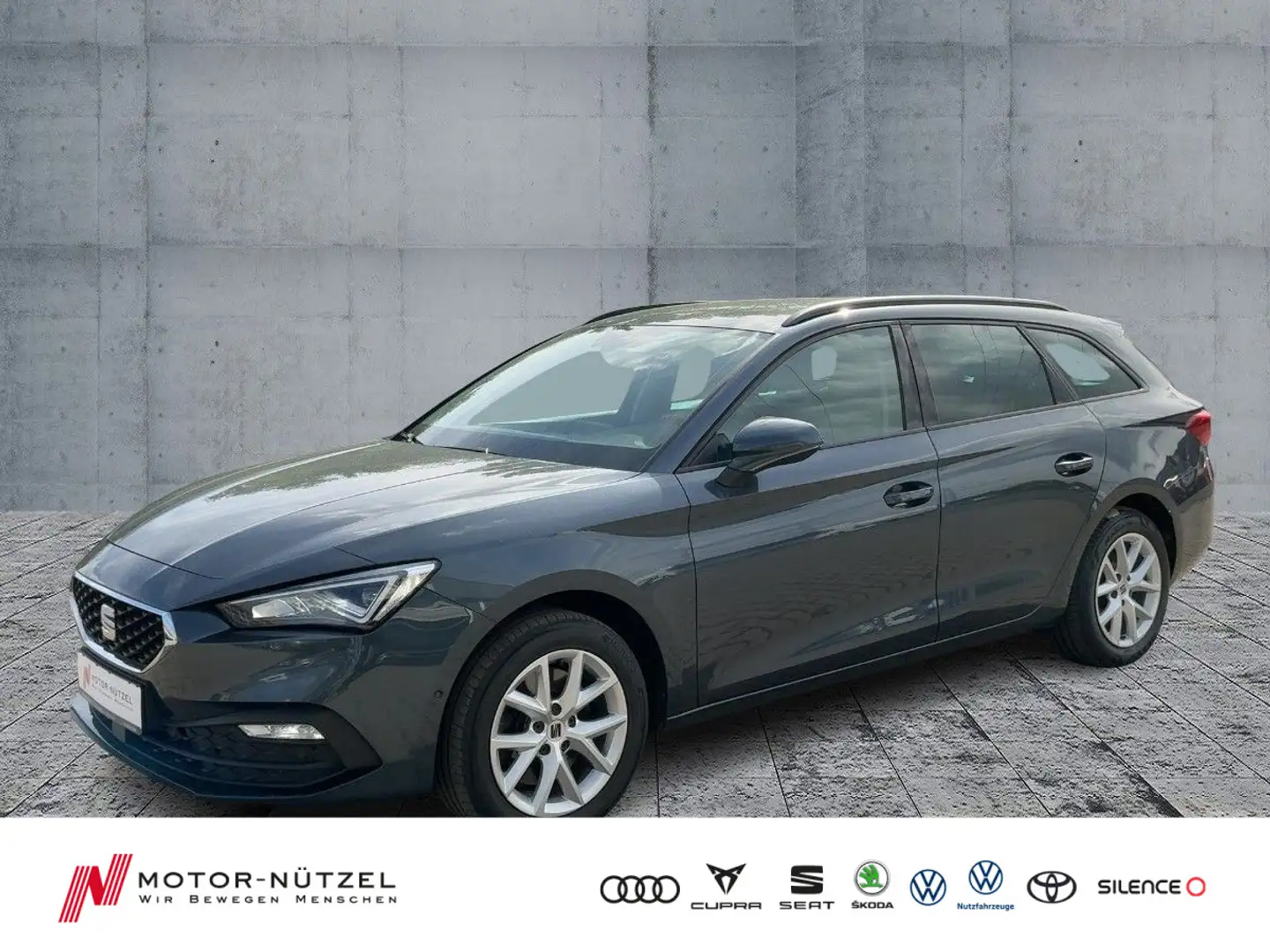 SEAT Leon ST 2.0 TDI DSG FR-LINE LED+NAVI+AHK+BEATS Gris - 1