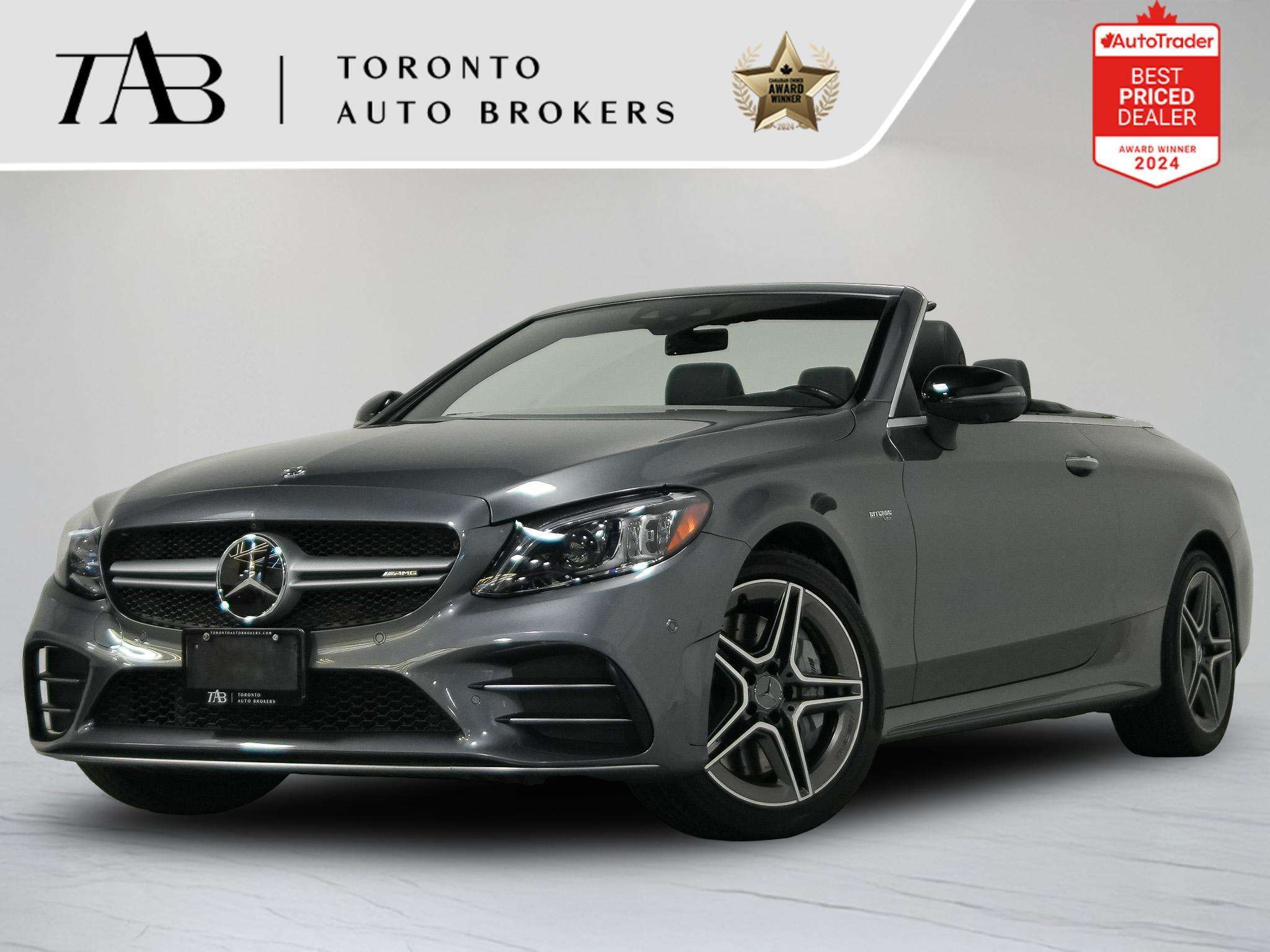 Silver 2019 Mercedes-Benz C-Class Convertible All-Wheel Drive Automatic