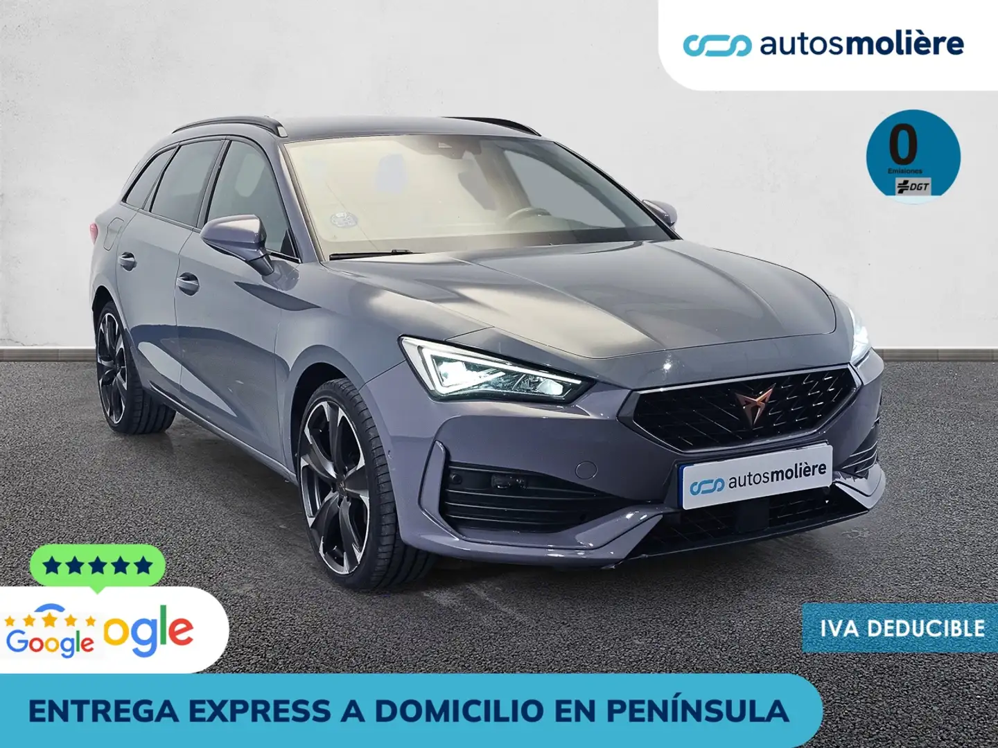 CUPRA Leon Sportstourer 1.4 TSI VZ E HYBRID DSG 245 Gris - 2