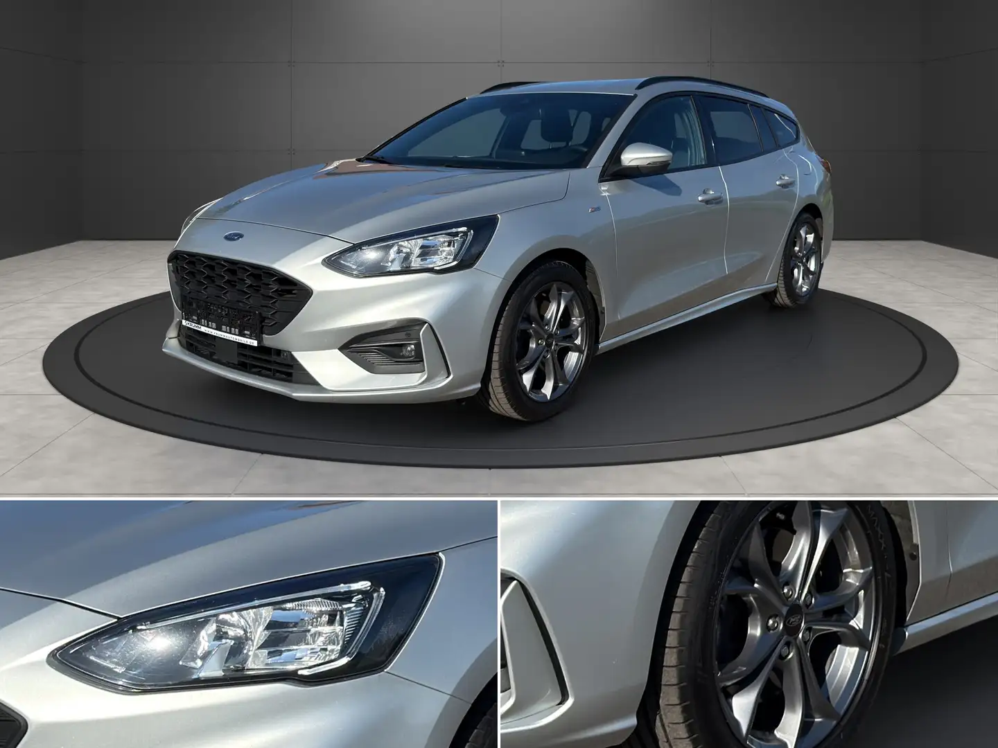 Ford Focus ST-Line Automatik RFK Navi LED CarPlay PDC Keyless Silber - 1