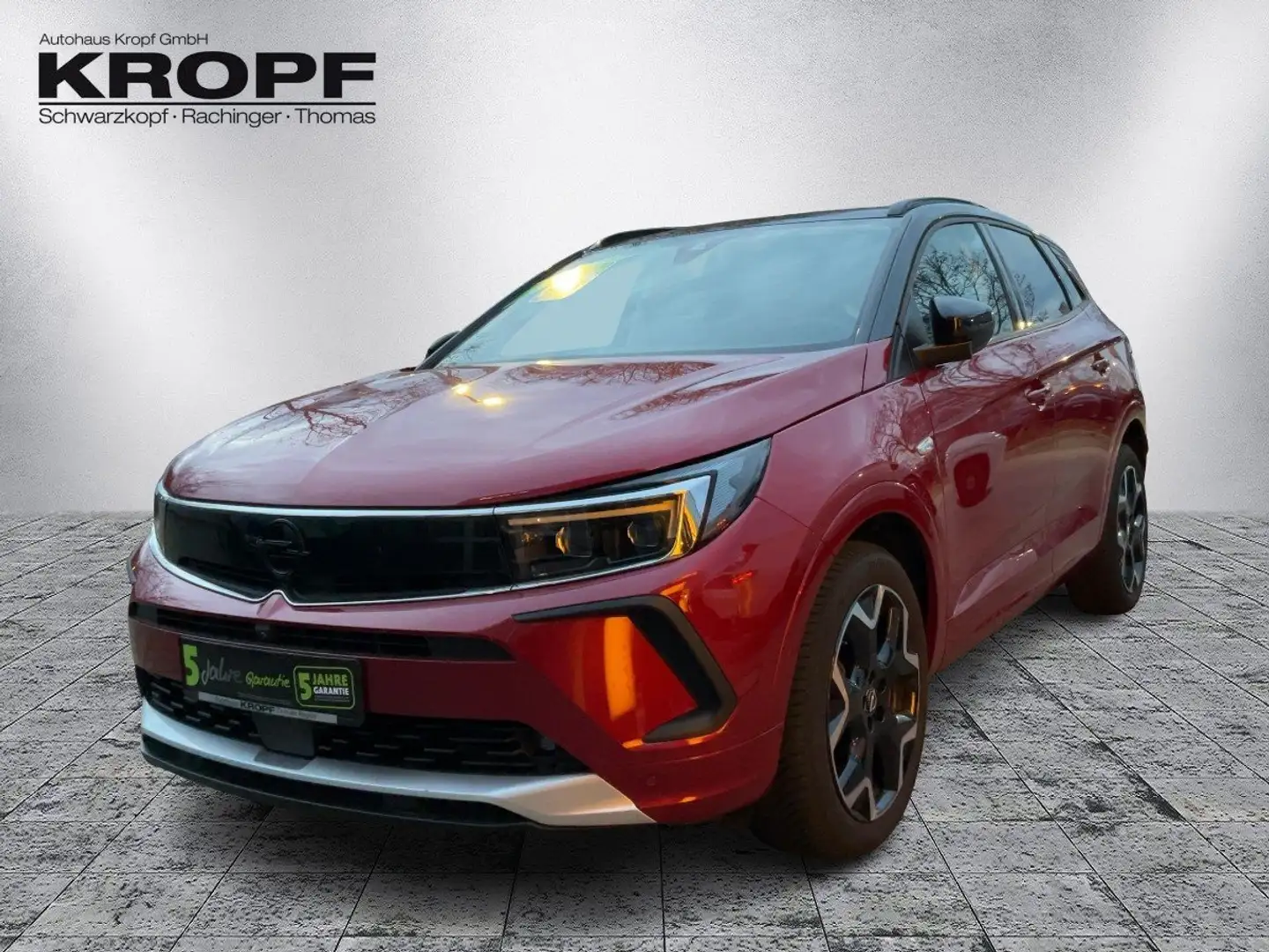 Opel Grandland 1.2 Turbo Ultimate LED+Navi+SHZ+360+LM Rouge - 2