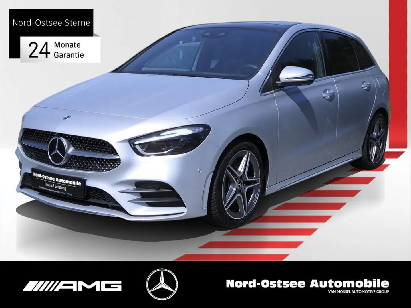 Mercedes-Benz B 250 AMG 4M 360°KAMERA MULTIBEAM HUD MBUX Argent - 1