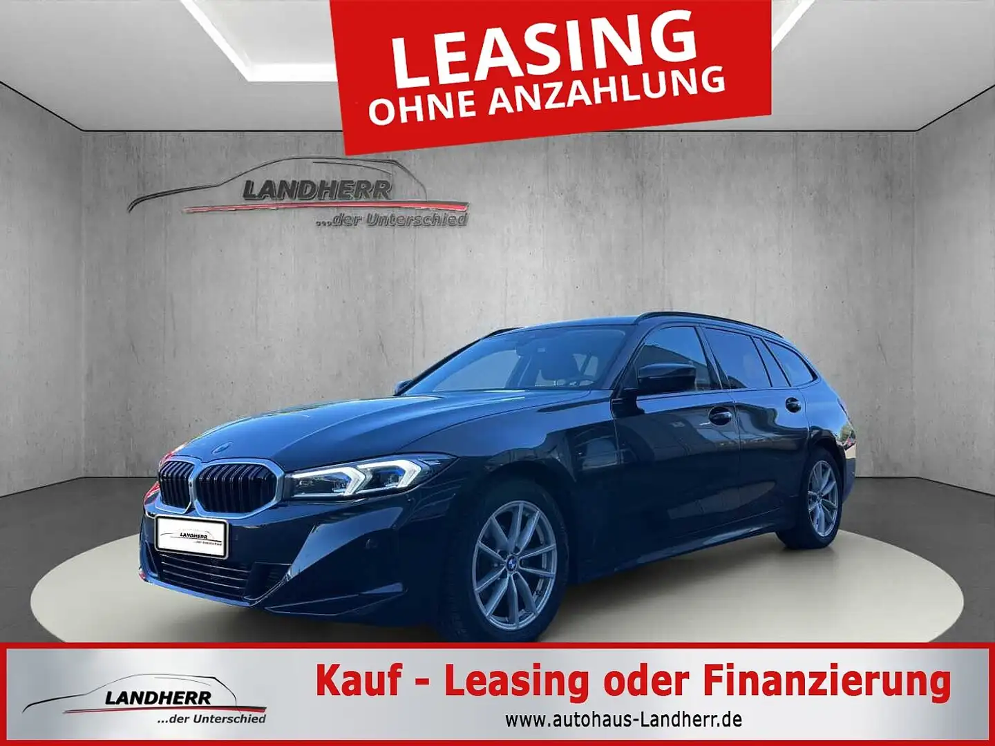 BMW 318 i Touring el. Heckklappe/Kamera/Navi... Noir - 1
